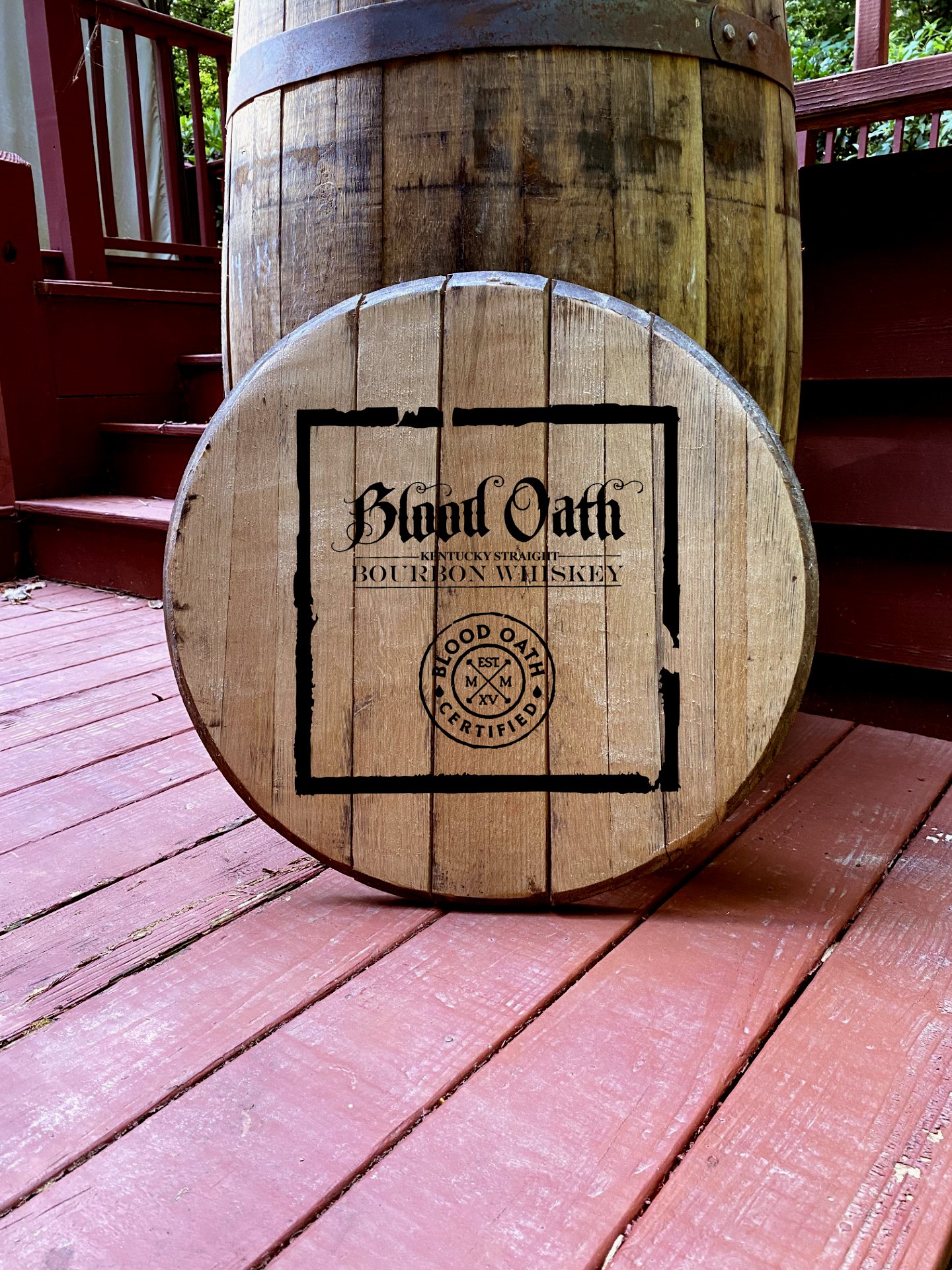 Blood Oath Bourbon Barrel Lid