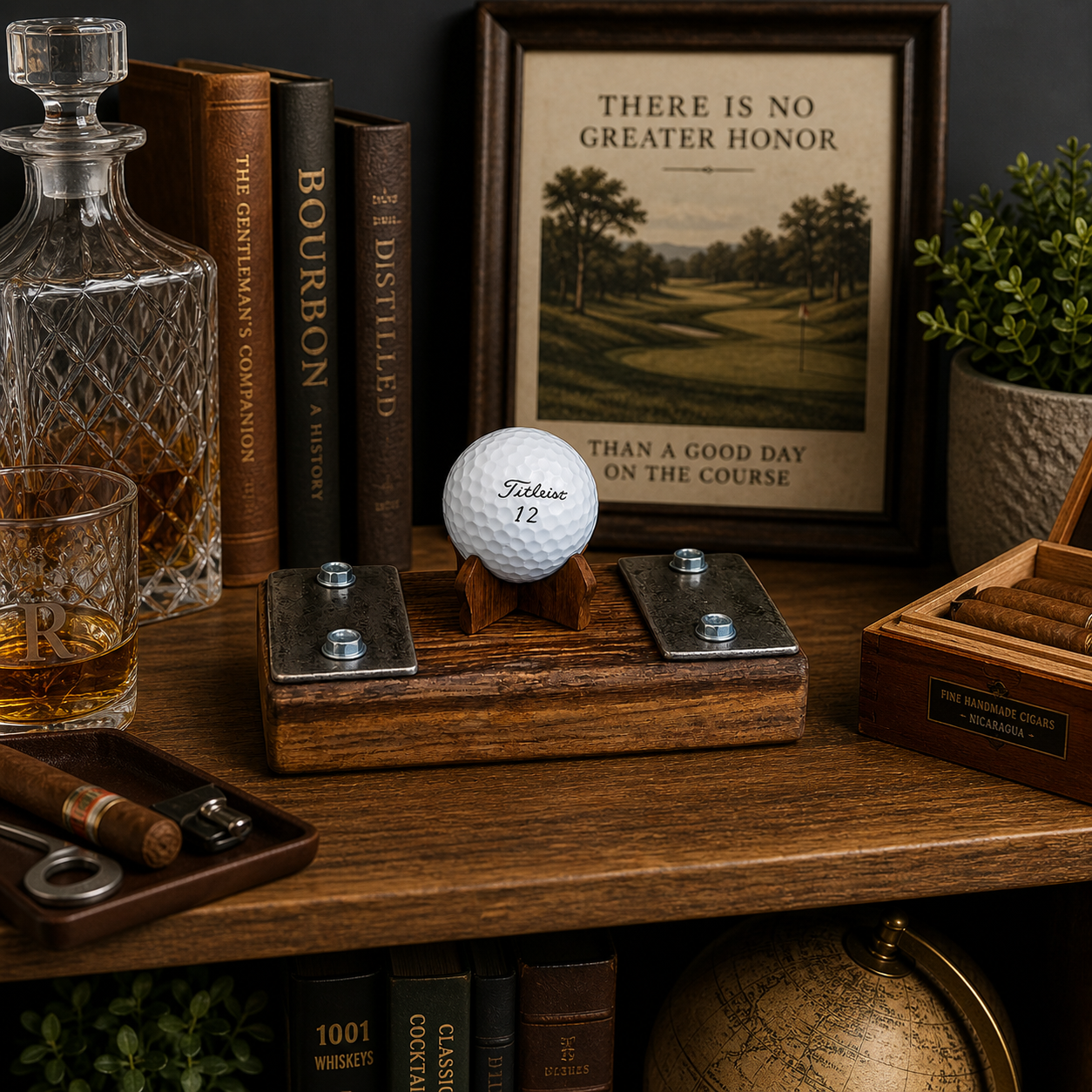 Golf Ball Display | Gift for Golfer | Hole In One Display