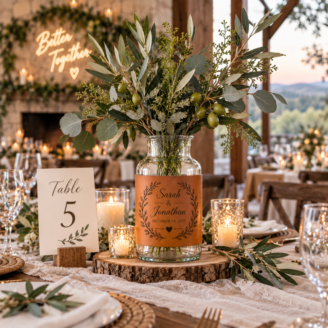wedding table decor