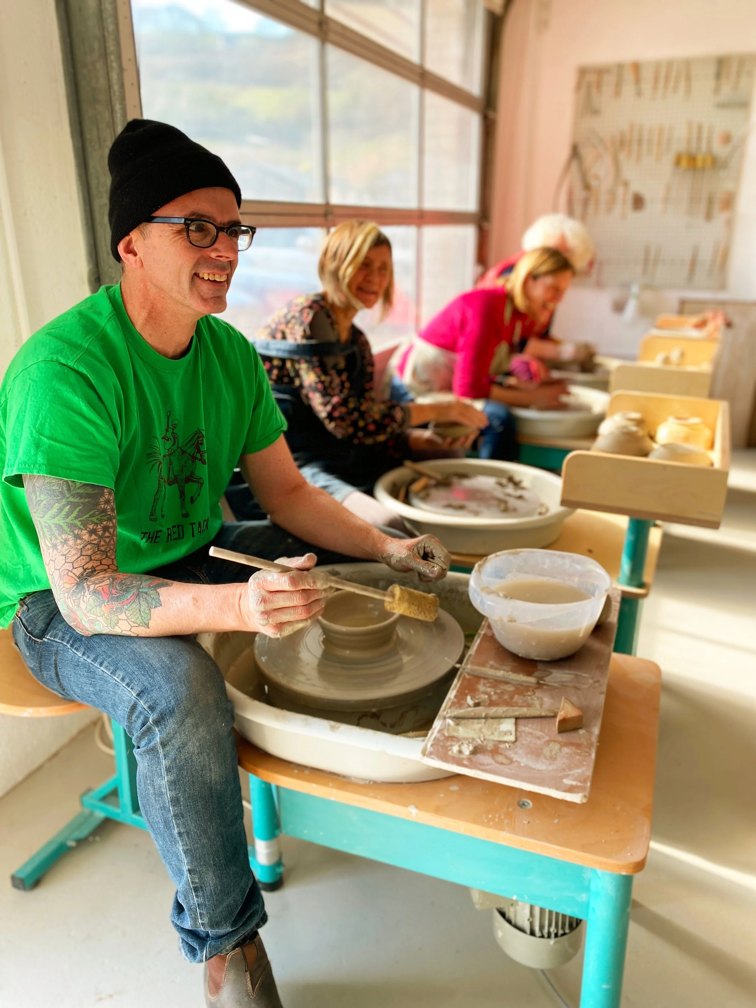 Throwing On the Wheel — The Clay Yard
