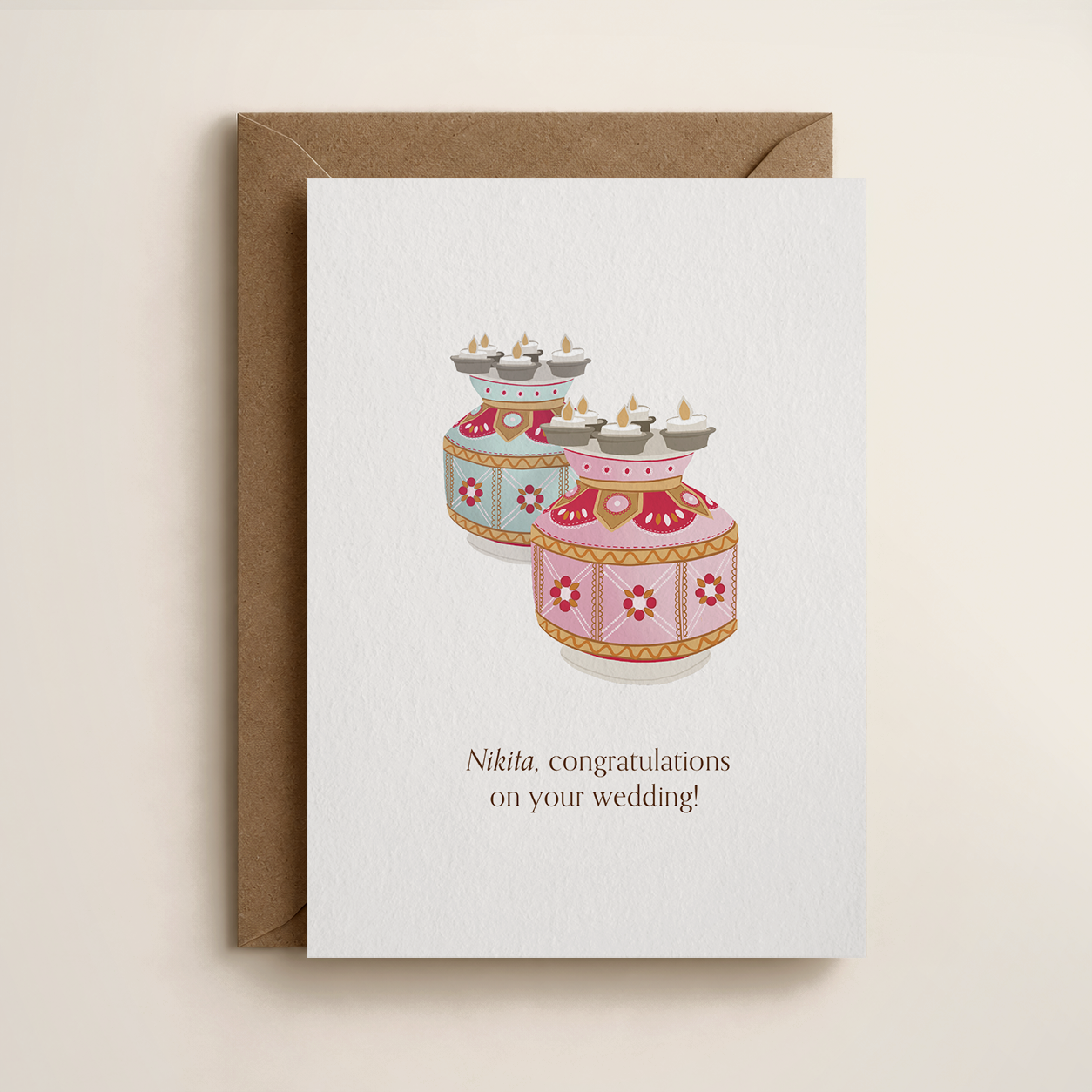 Beautiful Personalised Jaggo Night Card