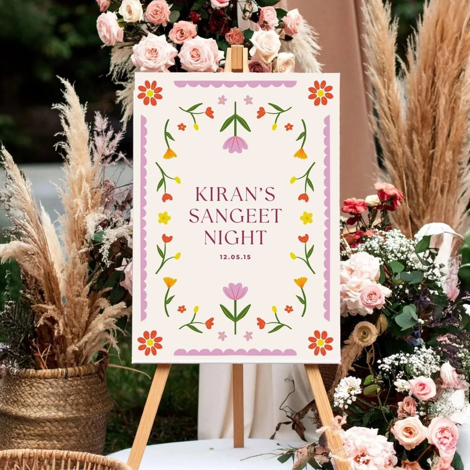 Sangeet Night Welcome Sign