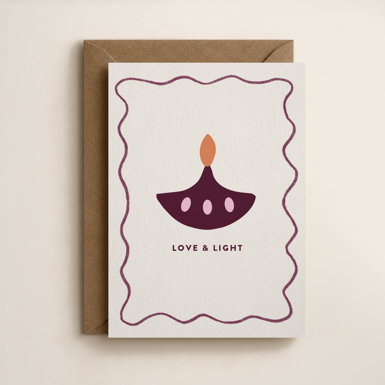 Diwali Love & Light Card - Single or Pack