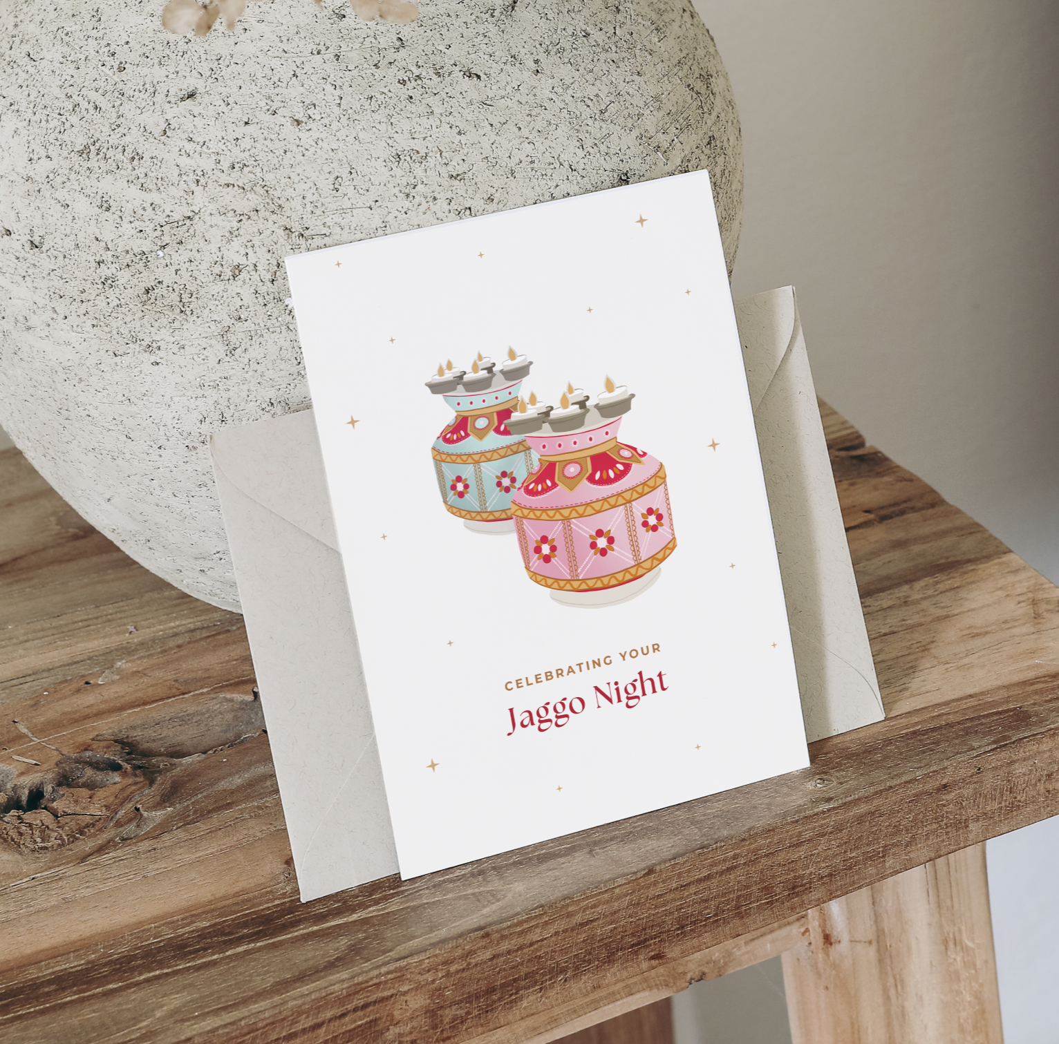 Beautiful Personalised Jaggo Night Card