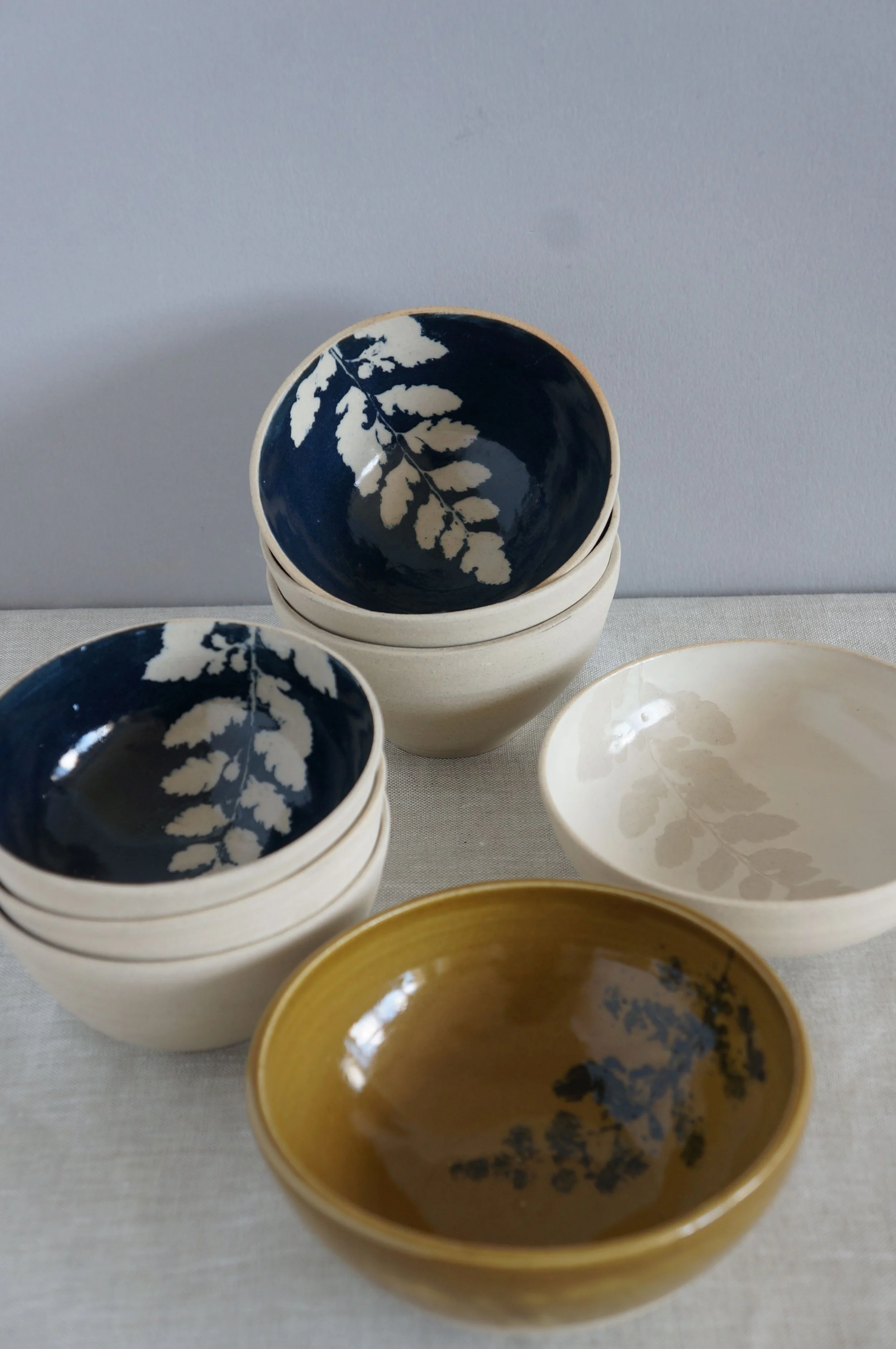 Fern Bowls in various shades