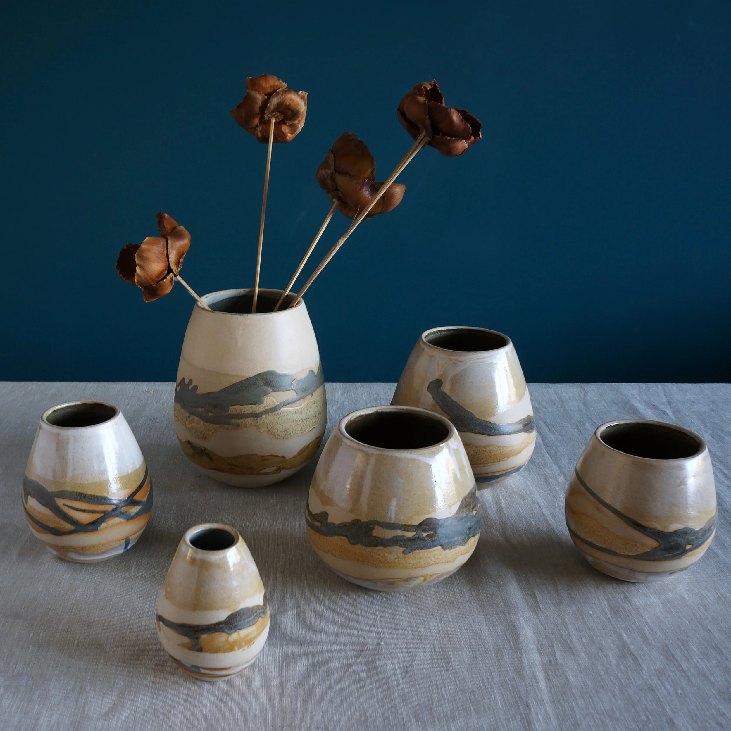 Group of Landscape Vases.JPG