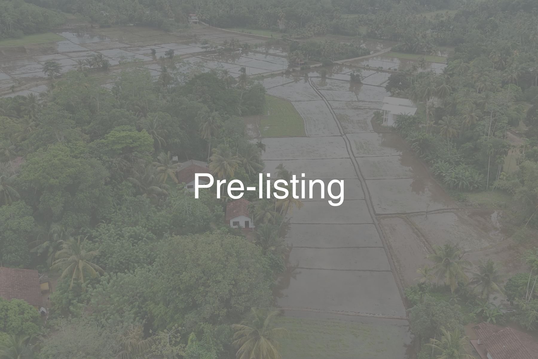 Pre-listing: Ahangama paddy view land