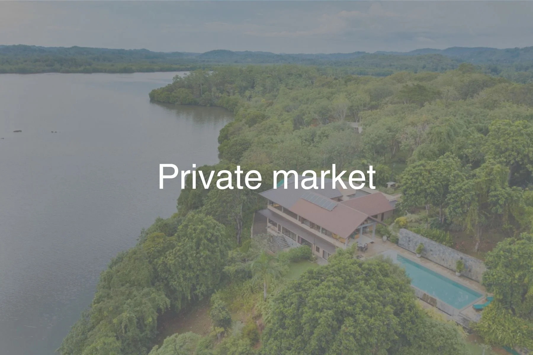 A superbly positioned lakefront villa for sale near Galle