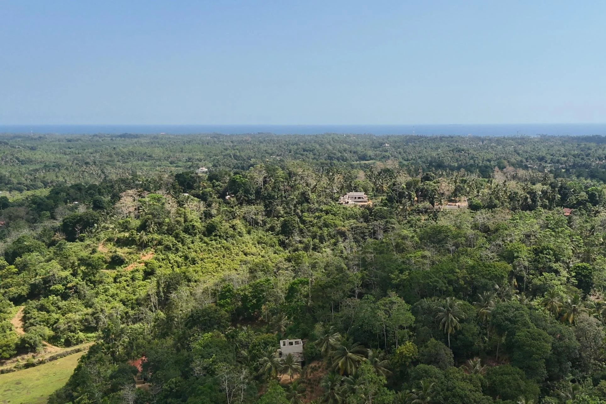 Hilltop land for sale in Ahangama