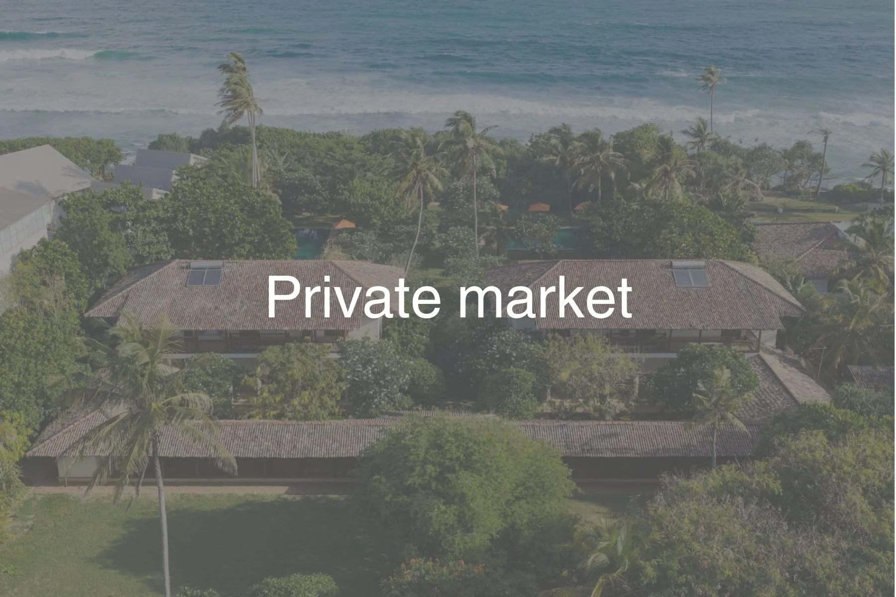 A pair of architect-designed beachfront villas offered for sale