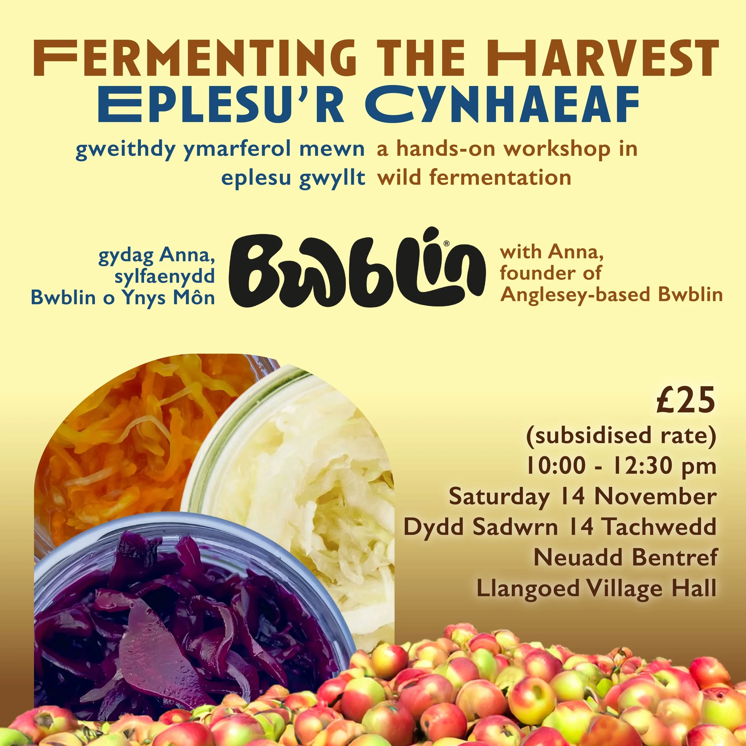 Fermenting the Harvest - 14 November
