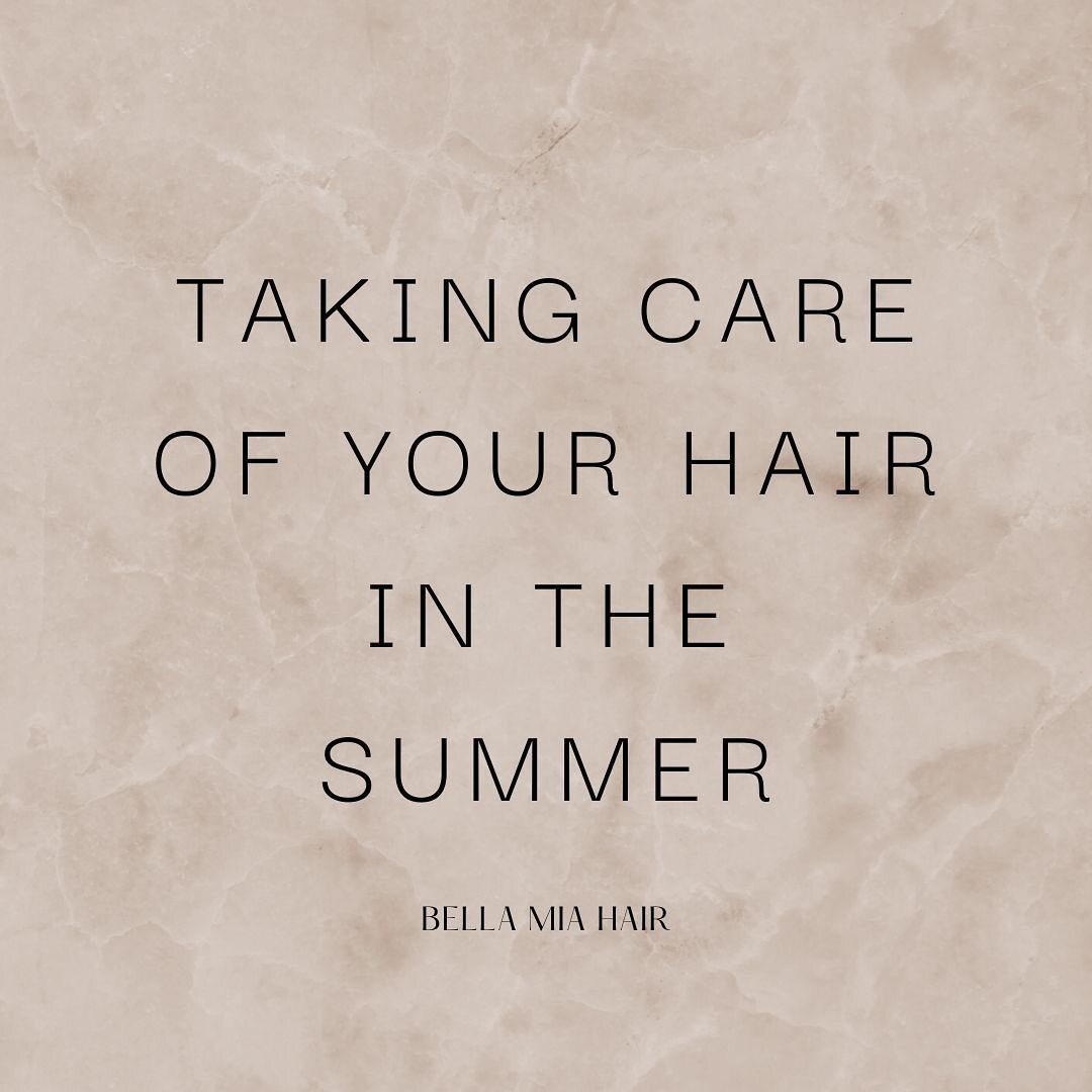 save this post and tag or send to a friend that needs these tips on taking care of your hair in the summer months!!! 🥰