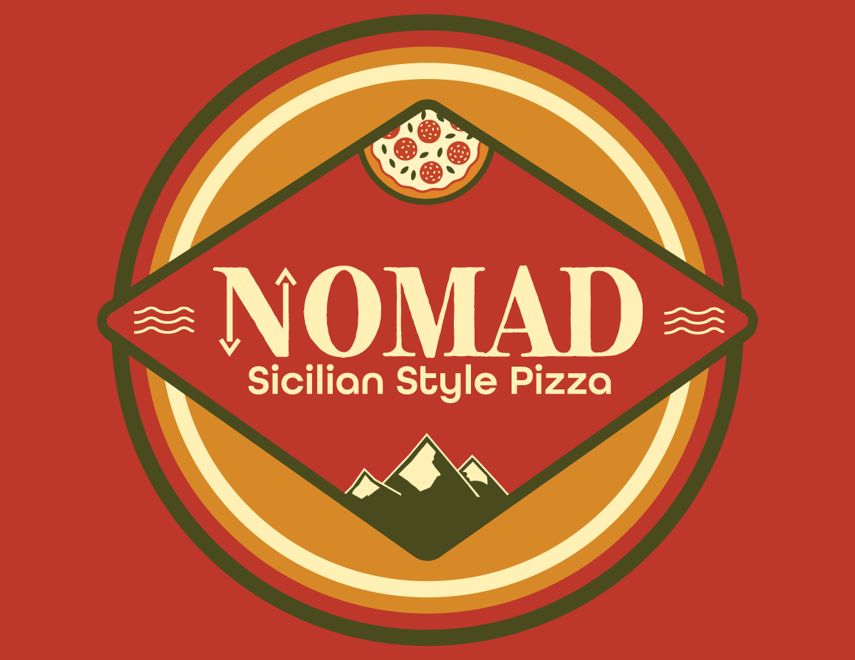 Design: NOMAD - Sicilian Style Pizza - Brand