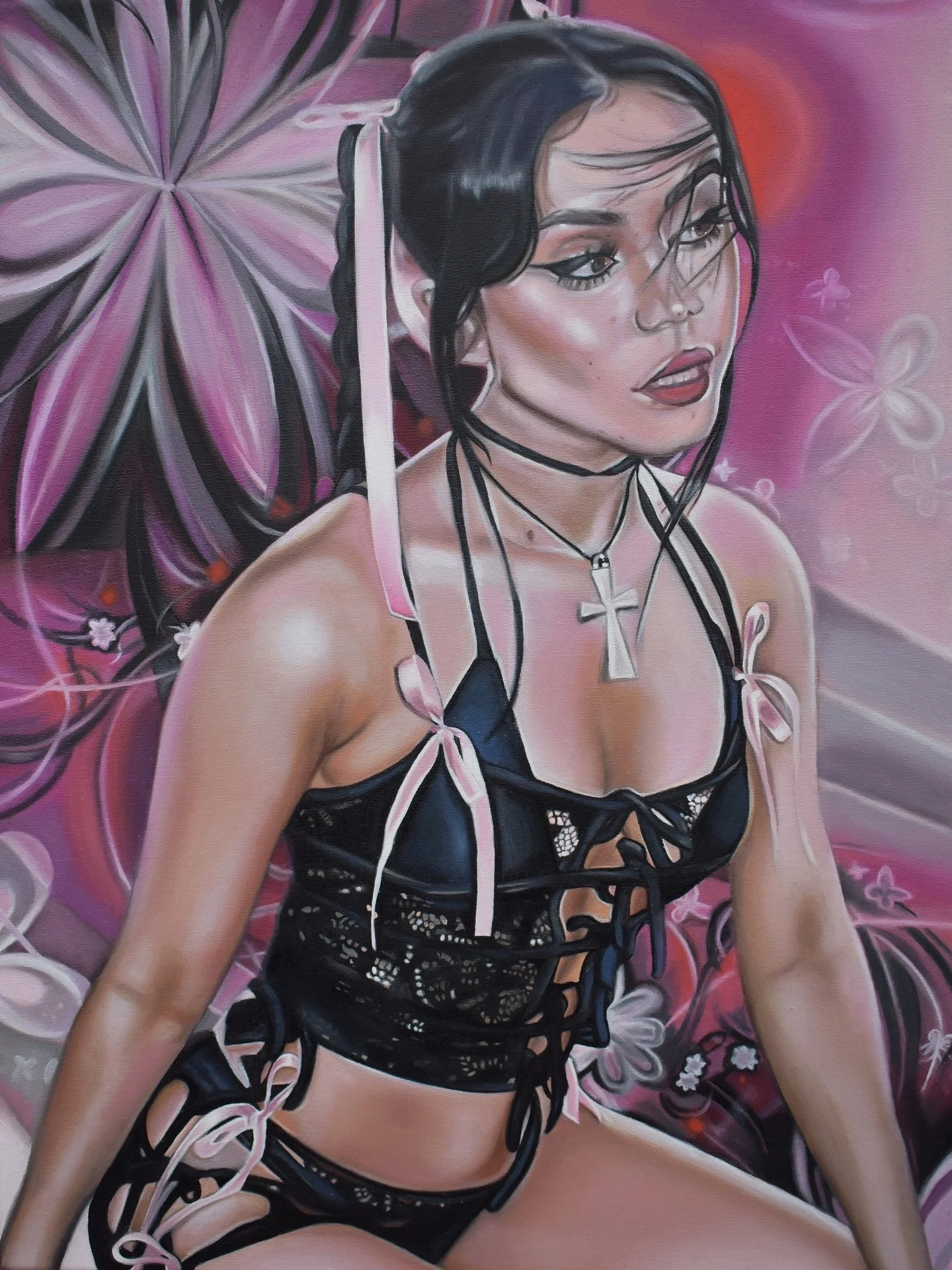 Tara Yummy is a mindset 🎧ྀི♪⋆.✮
Please tag @tarayummyy in the comments!! 🖤
Tara #1 (2025)
🪽Oil on canvas // 12” x 16”
🪽Time taken : 34 hrs
⢀⠤⠤⢄⡀⠀⠀⠀⠀⠀⠀⣠⠤⠒⠒⢤⠀
⠀⣏⠀⠀⠀⠈⠳⡄⠀⠀⡰⠚⠁⠀⠀⠀⢘⡄
⢸⠁⠀⠀⠤⣤⣤⡎⠉⠉⣱⣤⣴⡄⠀⠀⠀⡇
⠘⡄⠀⠀⠀⠀⢈⣷⠤⠴⢺⣀⠀⠀⠀⠀⢀⡇
⠀⠡⣀⣀⣤⠶⠻⡏⠀⠀⢸⡟⠙⣶⡤