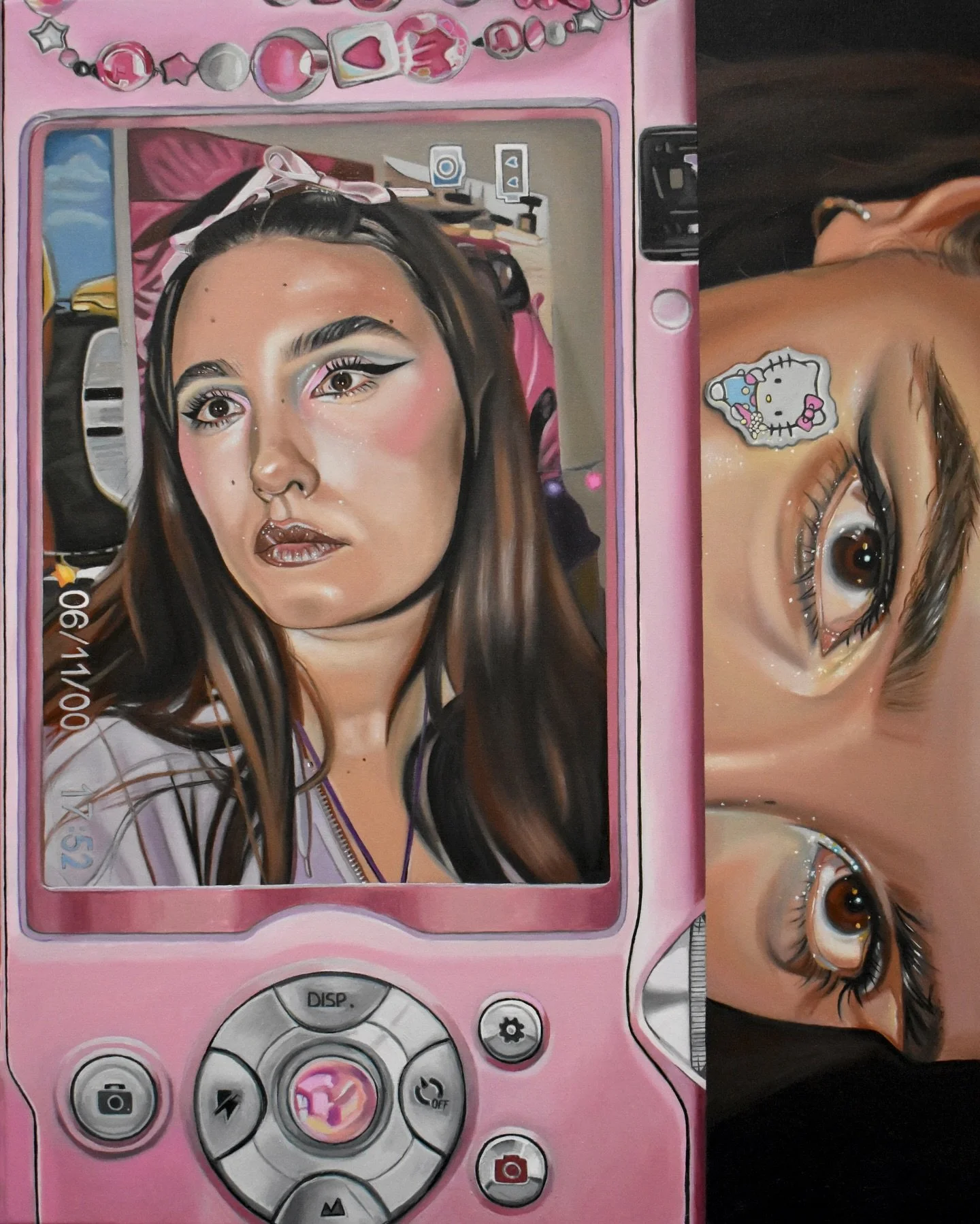 Painting how a 2000s baby (me) envisioned their adult self&hellip;(っ◔◡◔)っ &hearts; 𝓪𝓷𝔂𝓽𝓱𝓲𝓷𝓰 𝓽𝓸 𝓫𝓮 𝓪 𝓽𝓮𝓮𝓷 𝓲𝓷 𝓽𝓱𝓮 2000𝓼 &hearts; ᥫ᭡.🍥⋆🐇་༘🌷.ೃ࿔

🎀 Esme 9 (2025)

💜 Oil on canvas // 16&rdquo; x 20&rdquo;

🎀 Time taken : 44 hrs