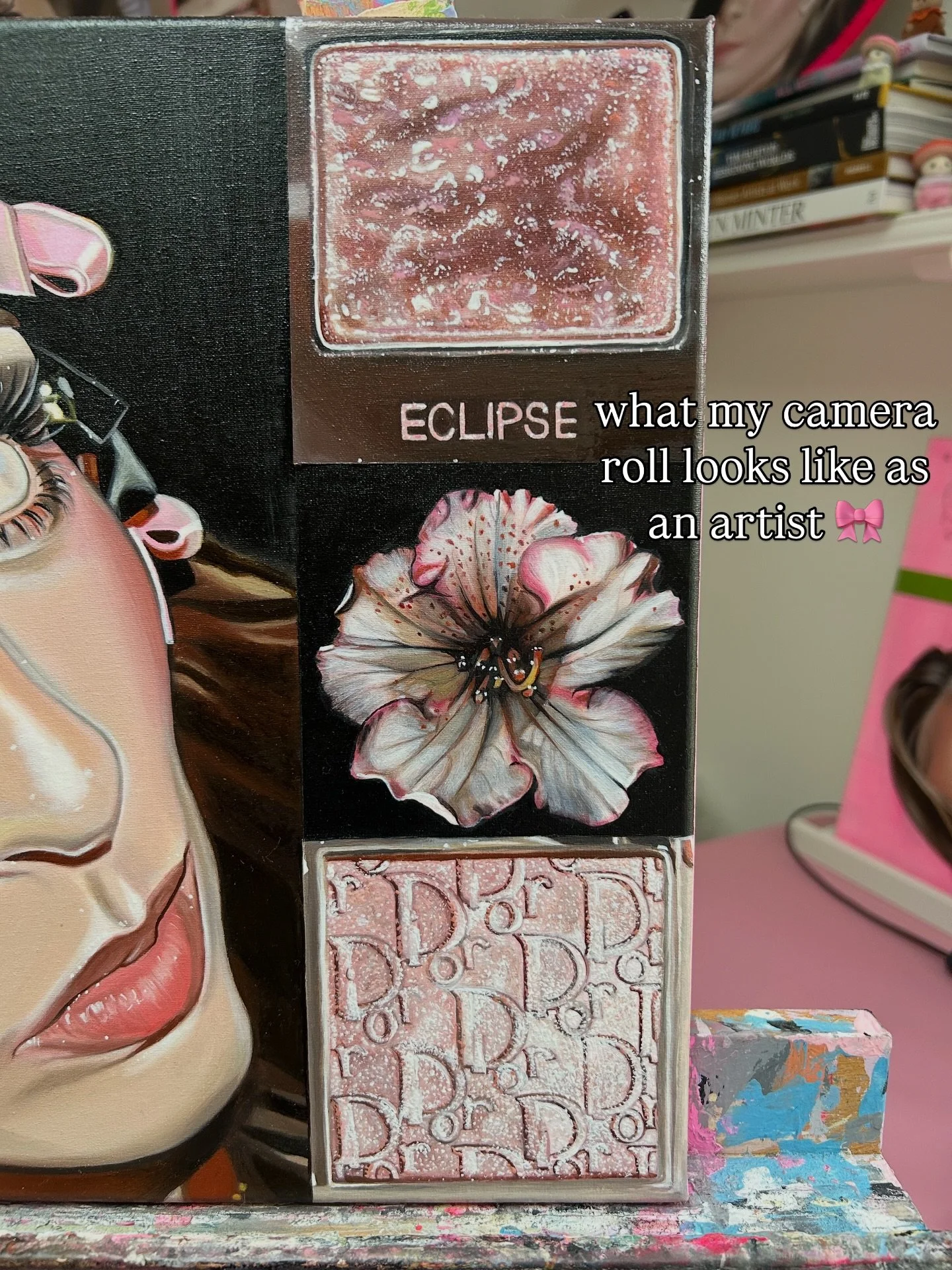 Lately 𓂃 𓈒𓏸🪷

#artiststudio #oilpainting #2000score #nostalgia #explorepage