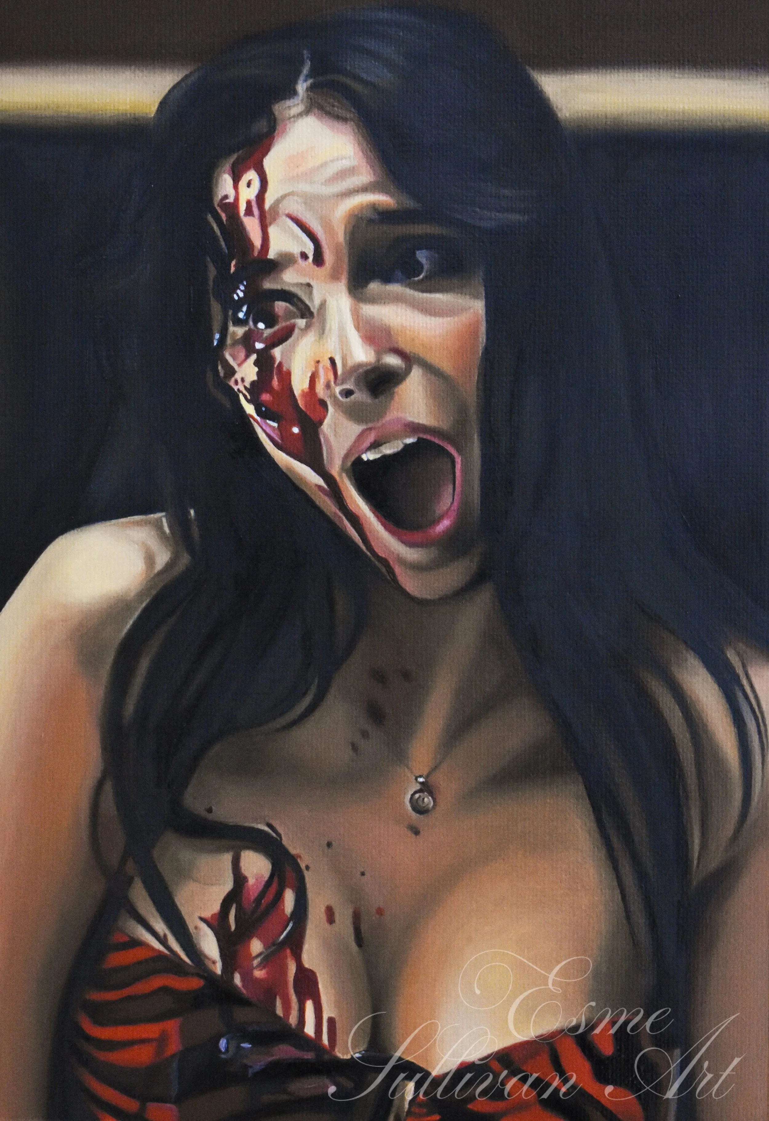 Inde #1 (Nikki) (2026) // Oil on paper // A4 