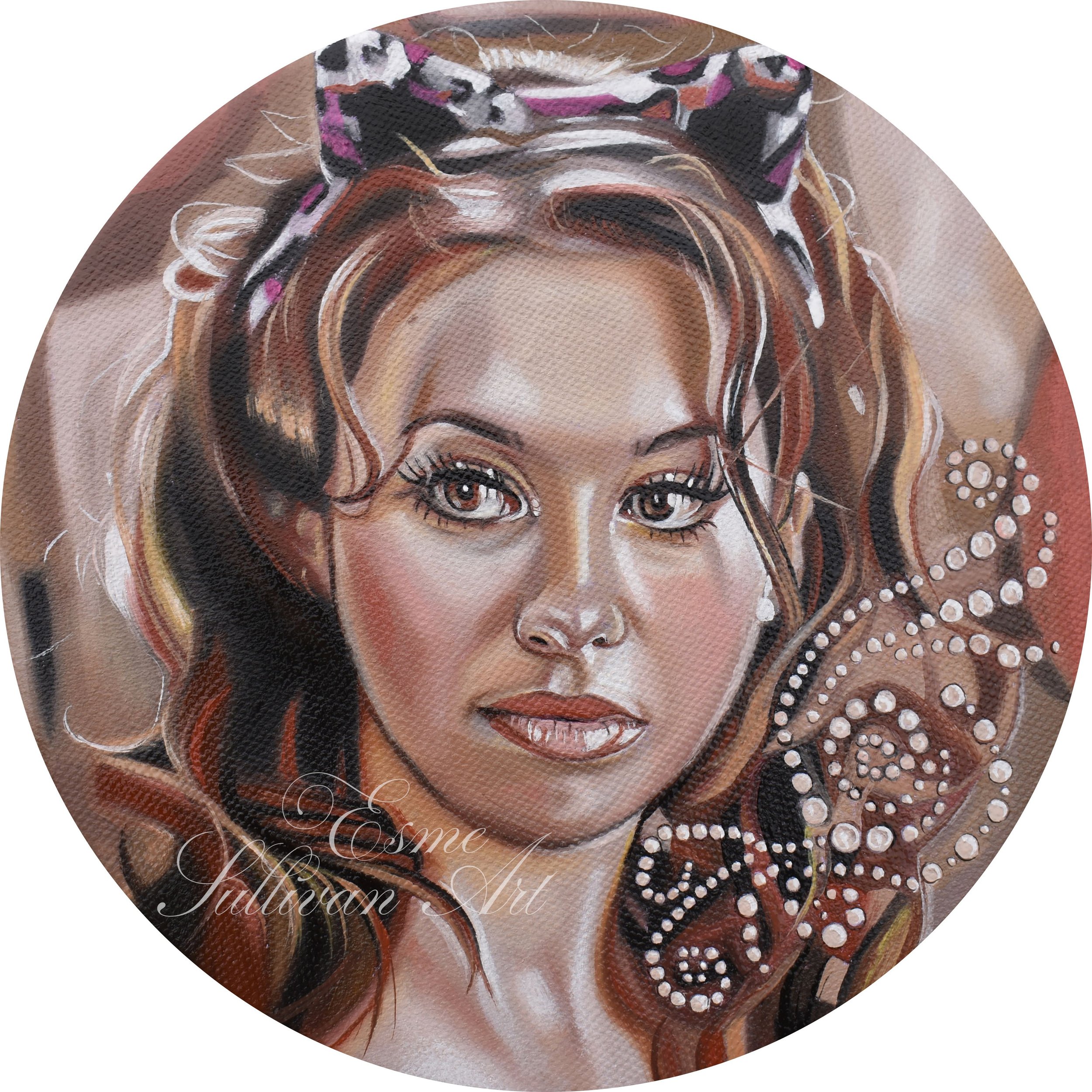 Lacey #1 (Gretchen) (2025) // Oil on canvas // 20cm 