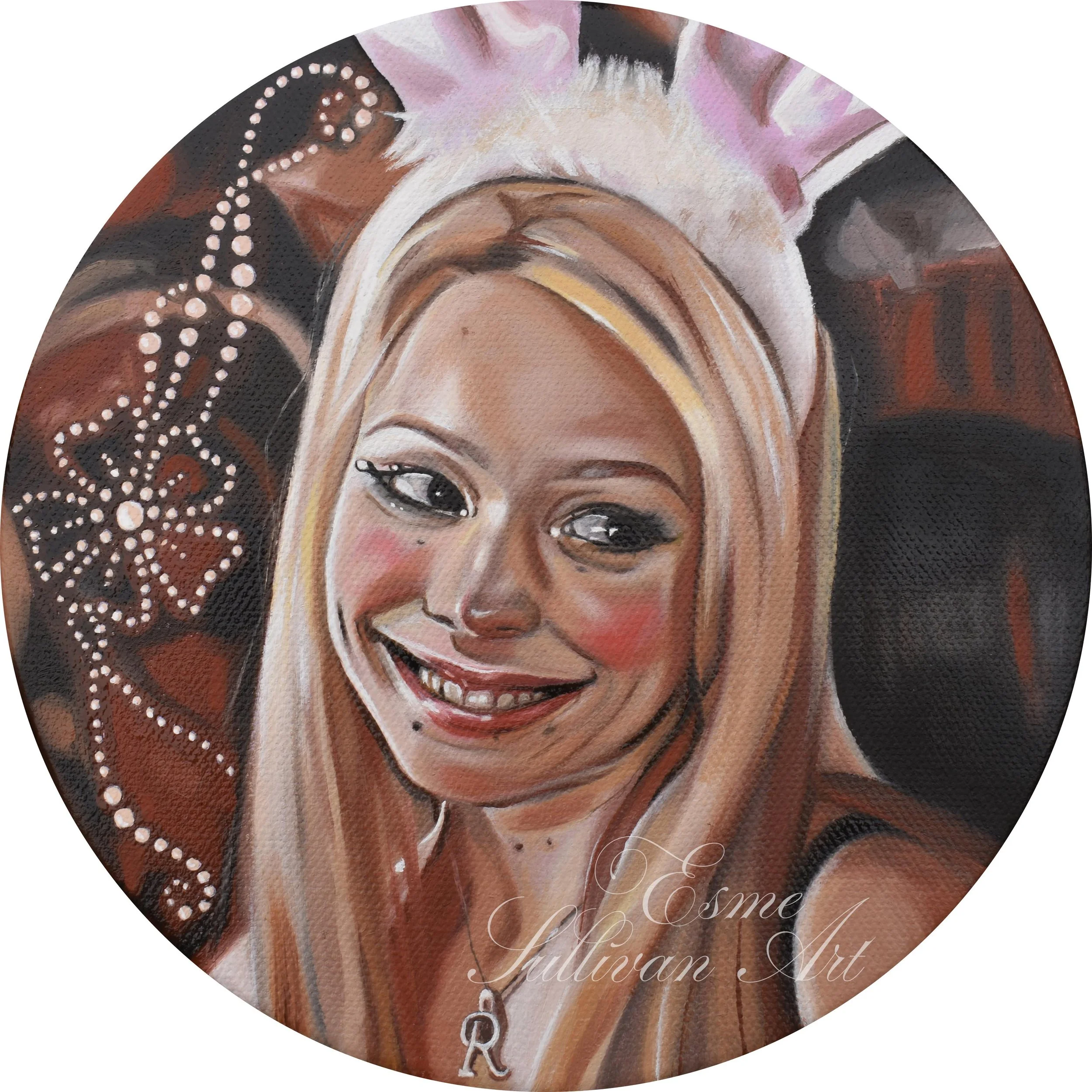 Rachel #1 (Regina) (2025) // Oil on canvas // 20cm 