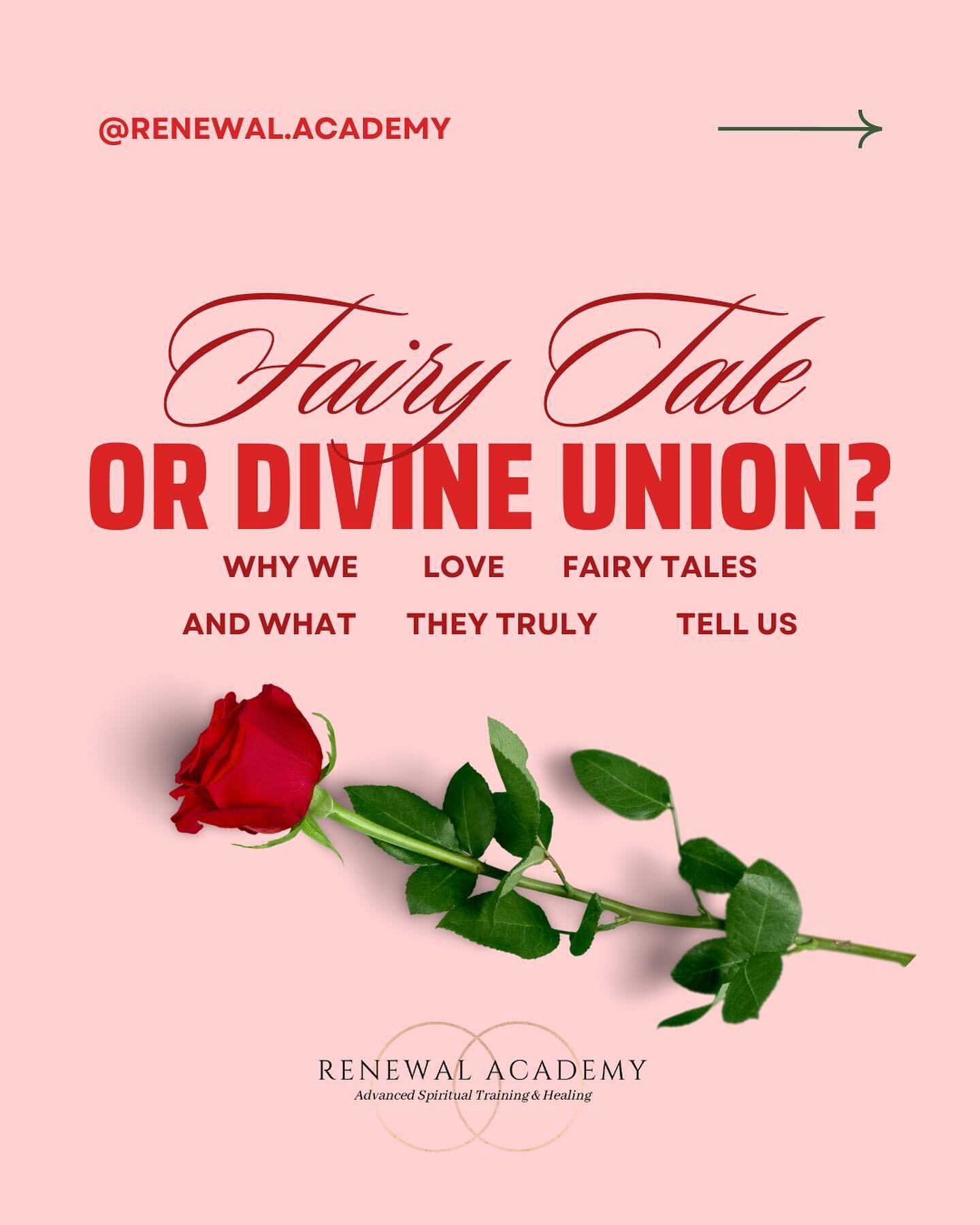 New Blog Post! 💕 Just in time for Valentine&rsquo;s Day! 

🧚🏼&zwj;♀️Fairytale or Divine Union? 

&ldquo;There is an innate desire in each of us for divine union. However, interpretations of this fairytale are often distortions, capitalized on by a