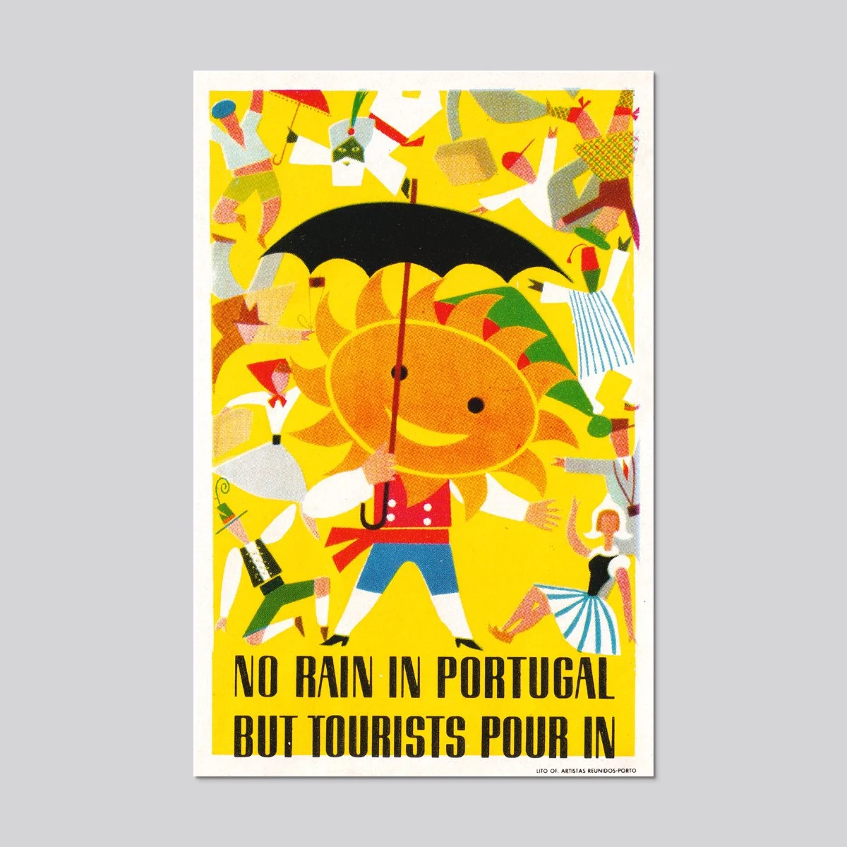 No Rain in Portugal but Tourists Pour In (c.1960s)