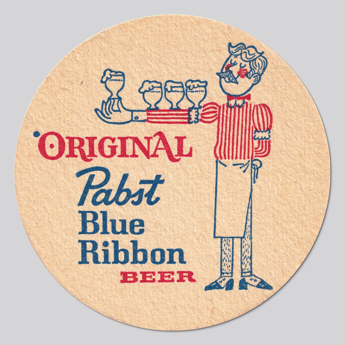 Original Pabst Blue Ribbon Beer - Pabst Brewing Company (c.1960s)