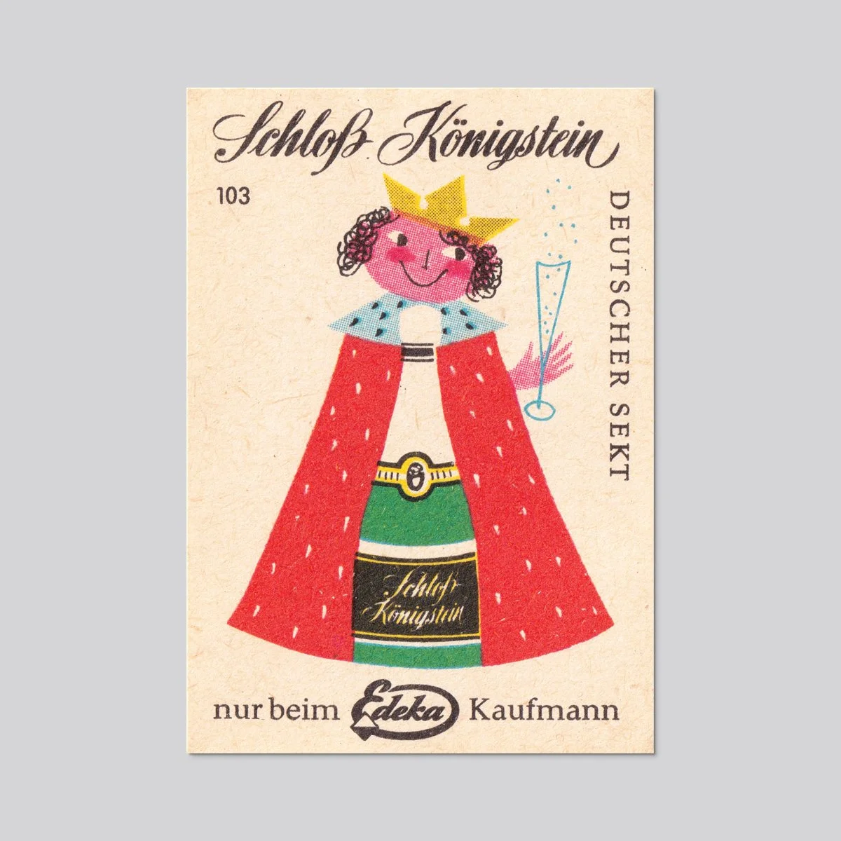 Schloss Königstein Sekt - Edeka (c.1960s)