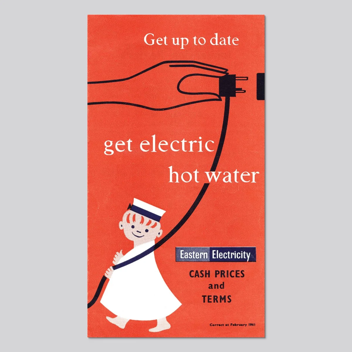 Get Electric Hot Water - Eastern Electricity (1961)