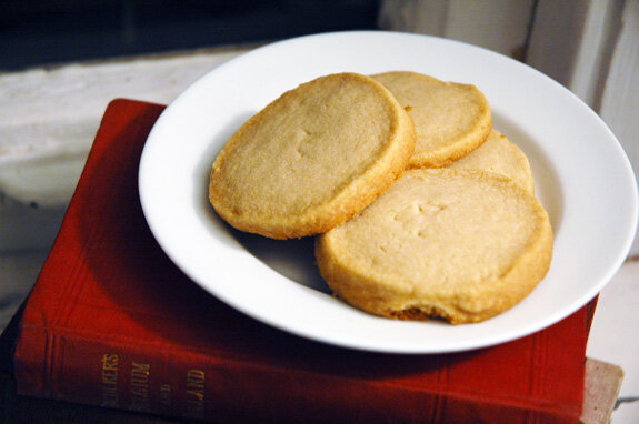 Vanilla shortbread cookies