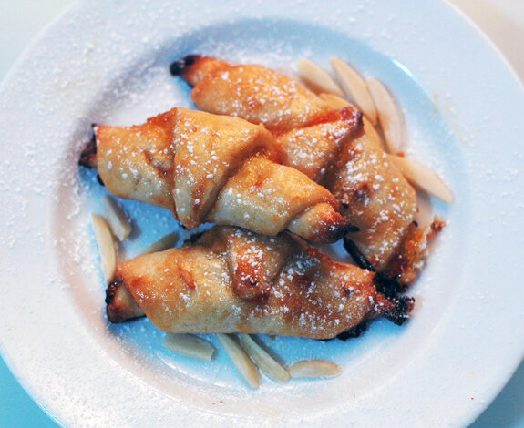 Almond and apricot rugelach