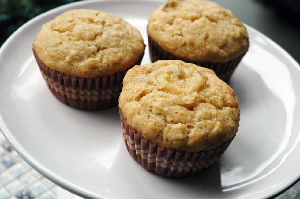 Bananas Foster muffins