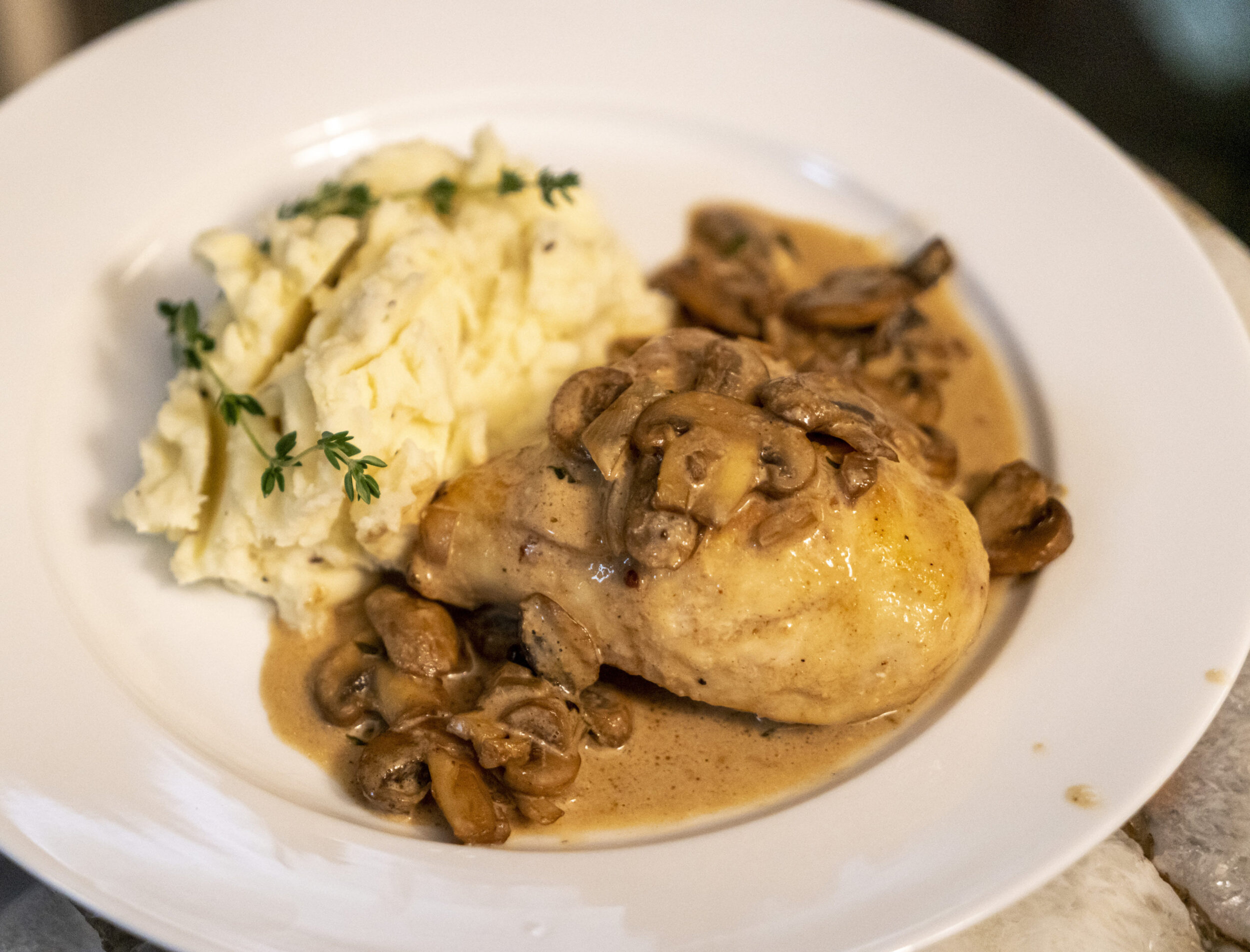 Balsamic mushroom chicken marsala
