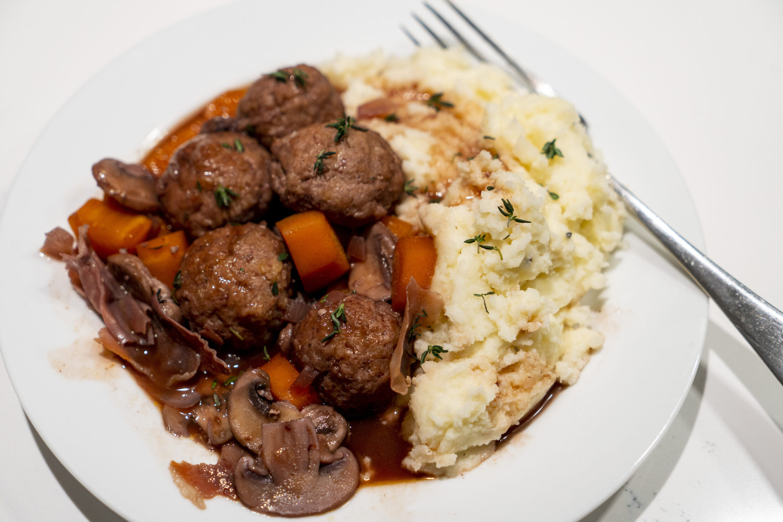 Coq au Vin Meatballs