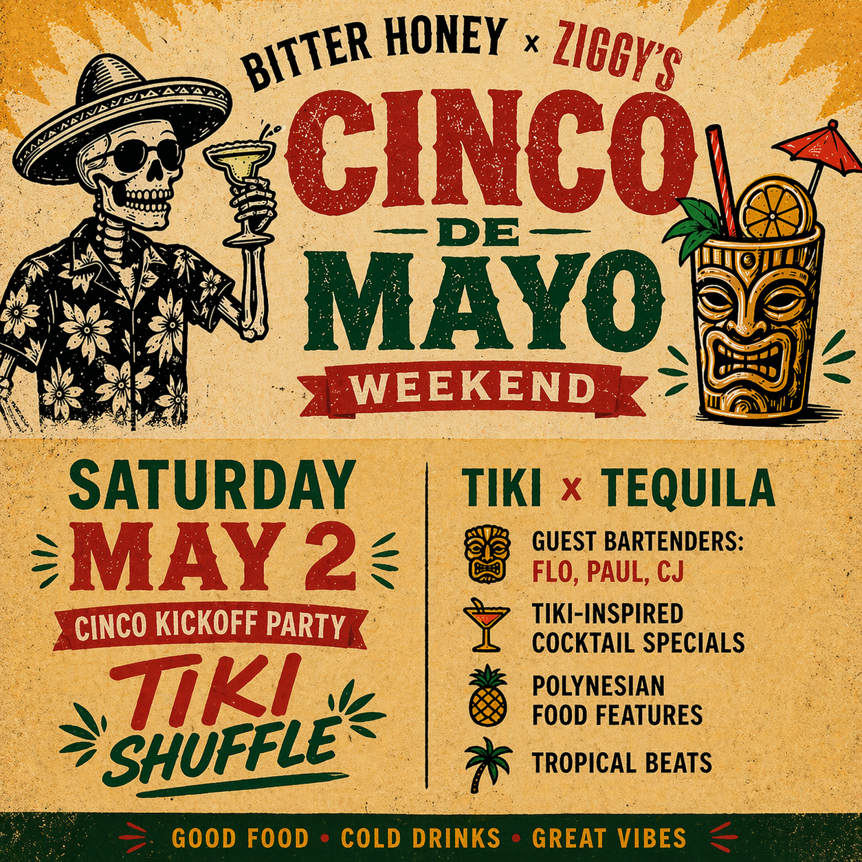 Cinco Kickoff Party: Tiki Shuffle
