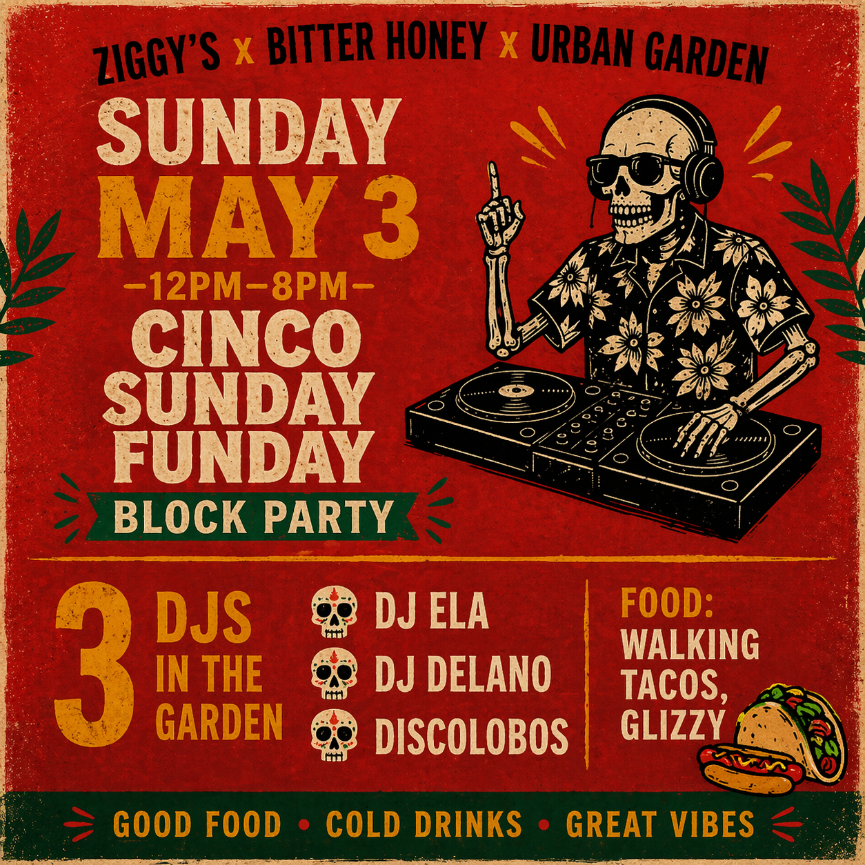 Cinco Sunday Funday Block
