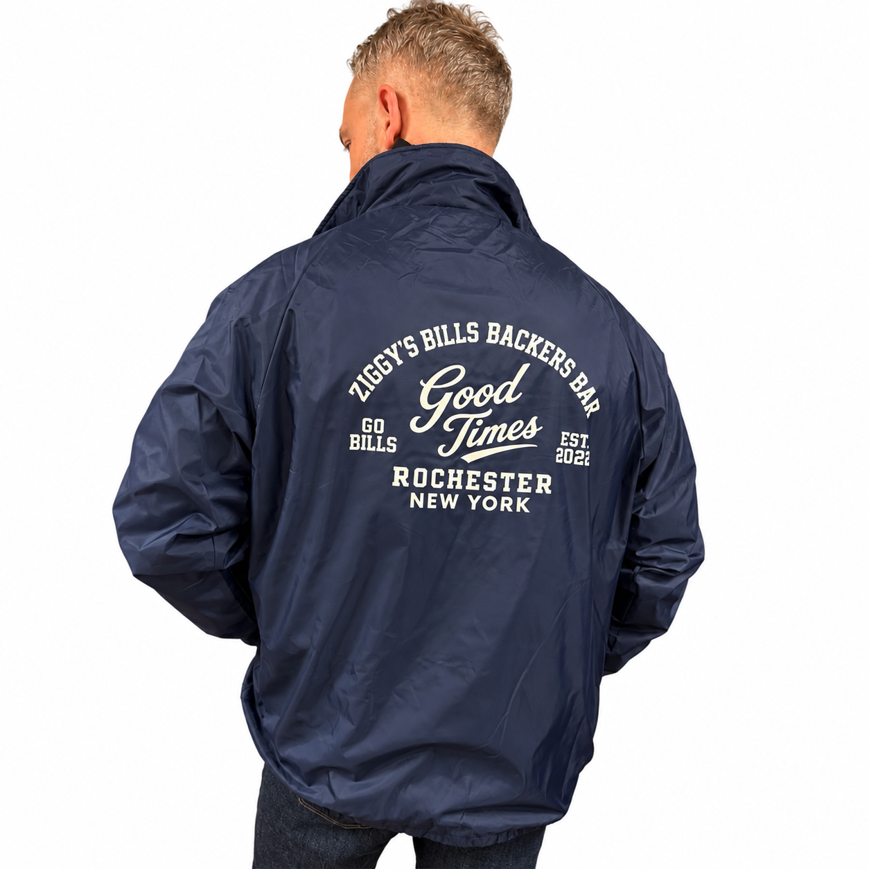 Navy Windbreaker with Retro Back Print.png