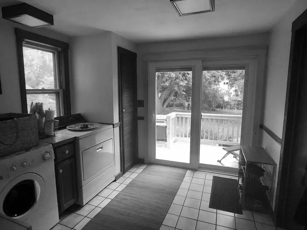 BEFORE: kitchen looking east
