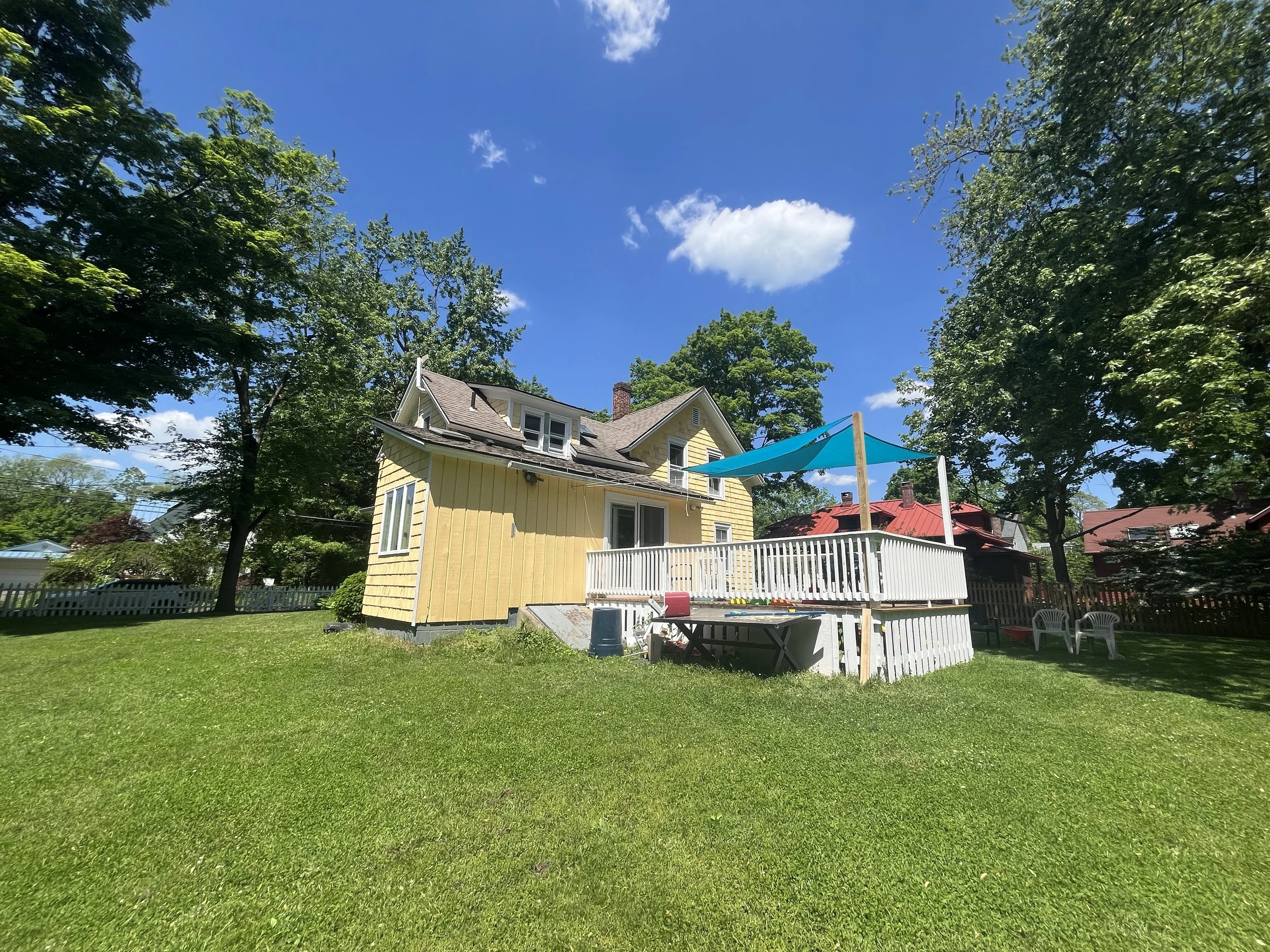 BEFORE: backyard view