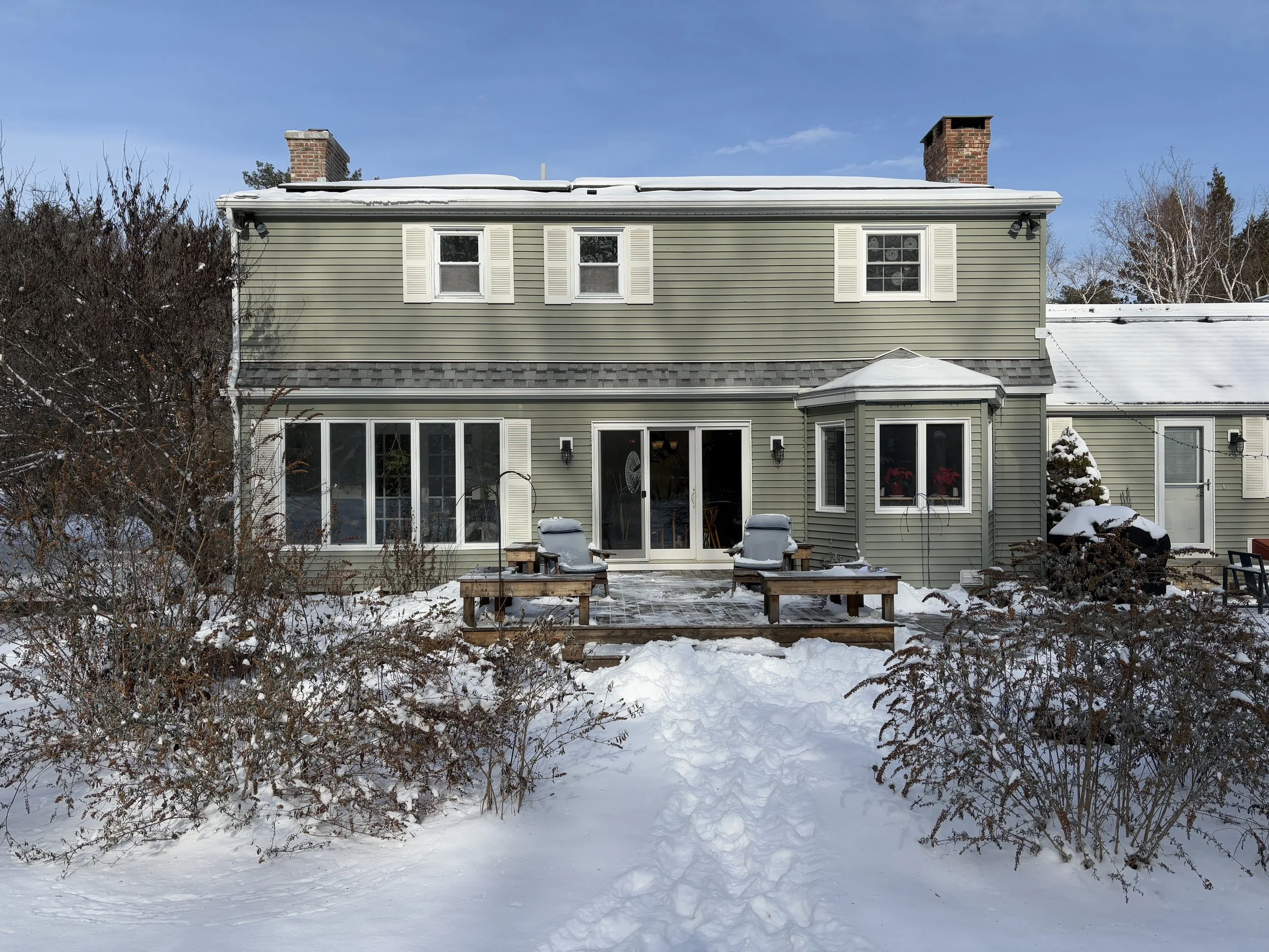 BEFORE: south elevation