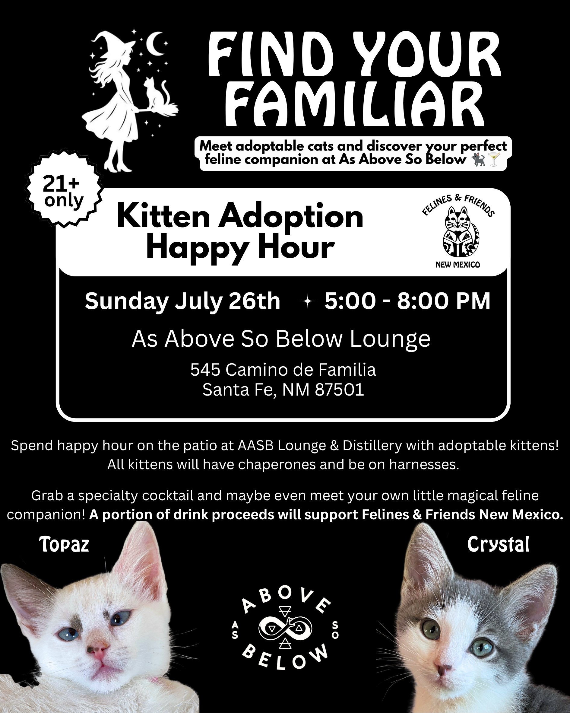Find your familiar adoption event