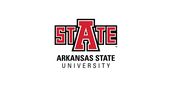 The image features the words "STATE" with the letter "A" styled as a red image of the University of Alabama's logo, with black background.