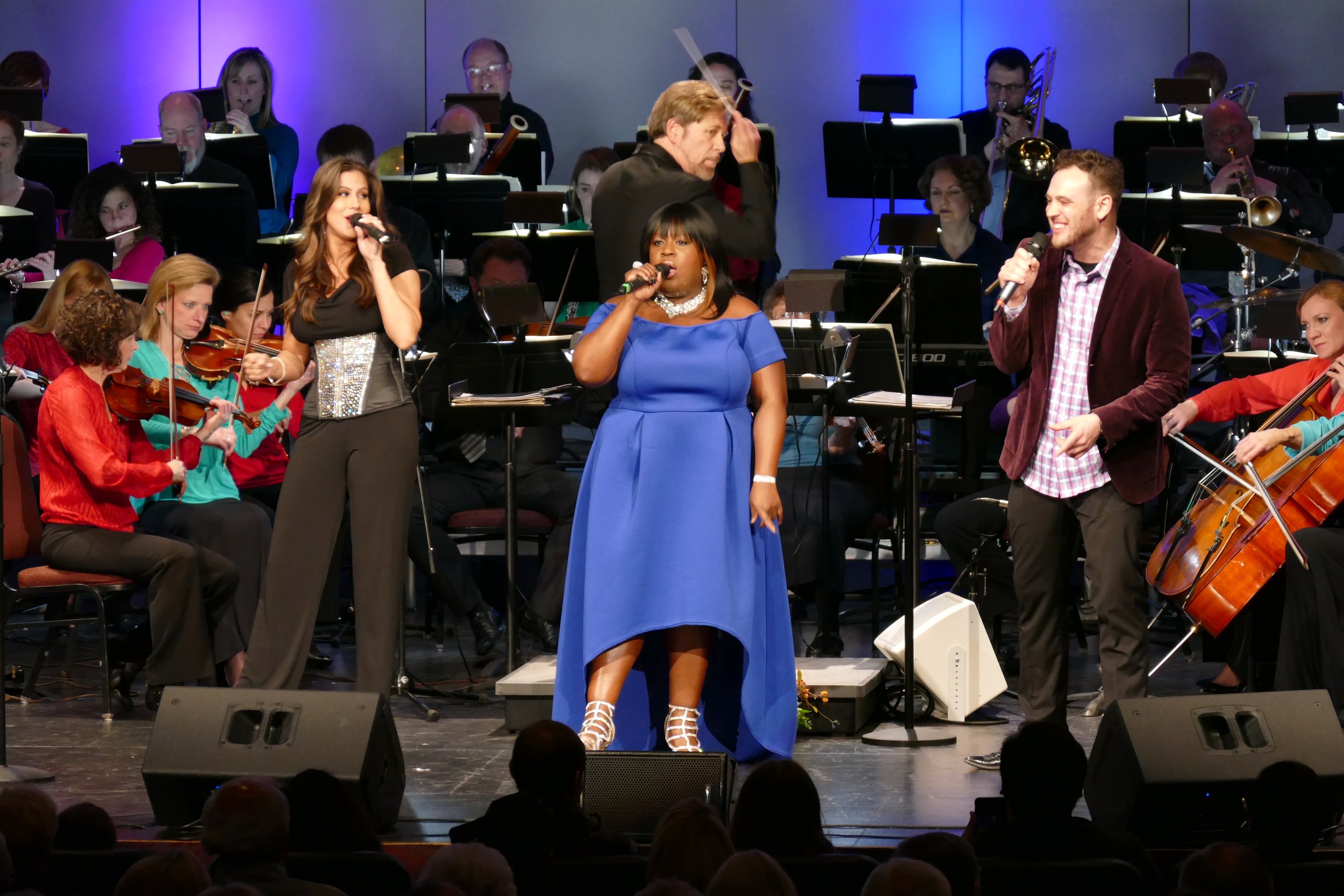 Haley LaKeisha Matt in concert.JPG