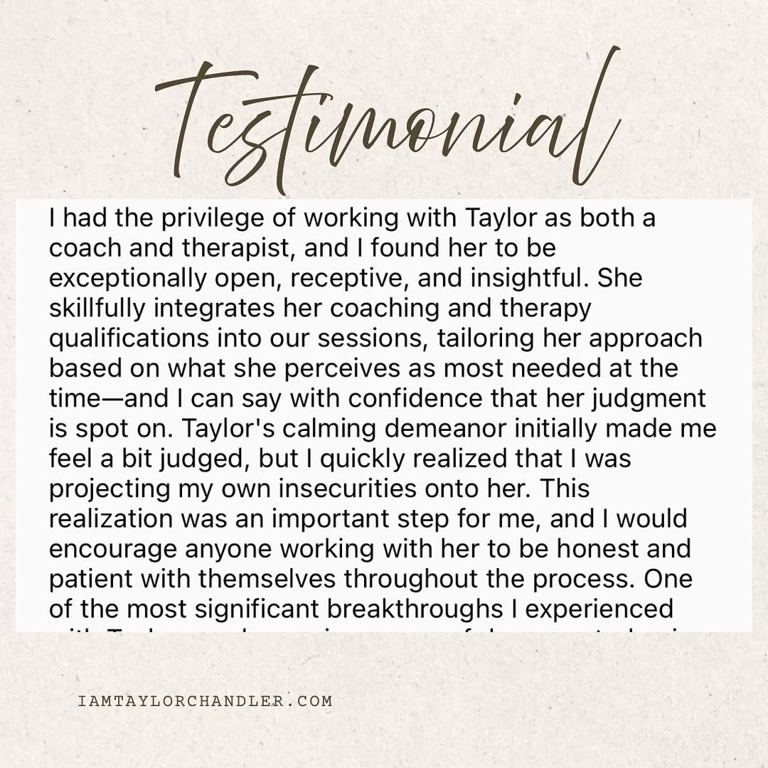 It’s hard to find the words to express how much it means to me to be able to help you in this way. I’m grateful to be able to do this 🙏🏾🙂‍↕️
If you’re interested in working together, complete the interest form in my bio. Fro