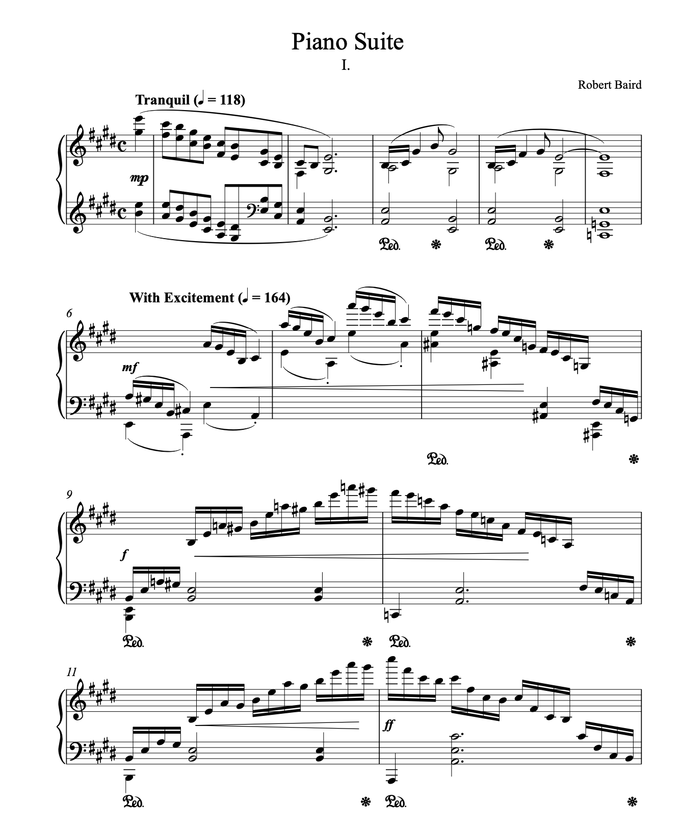 Piano Suite No.1