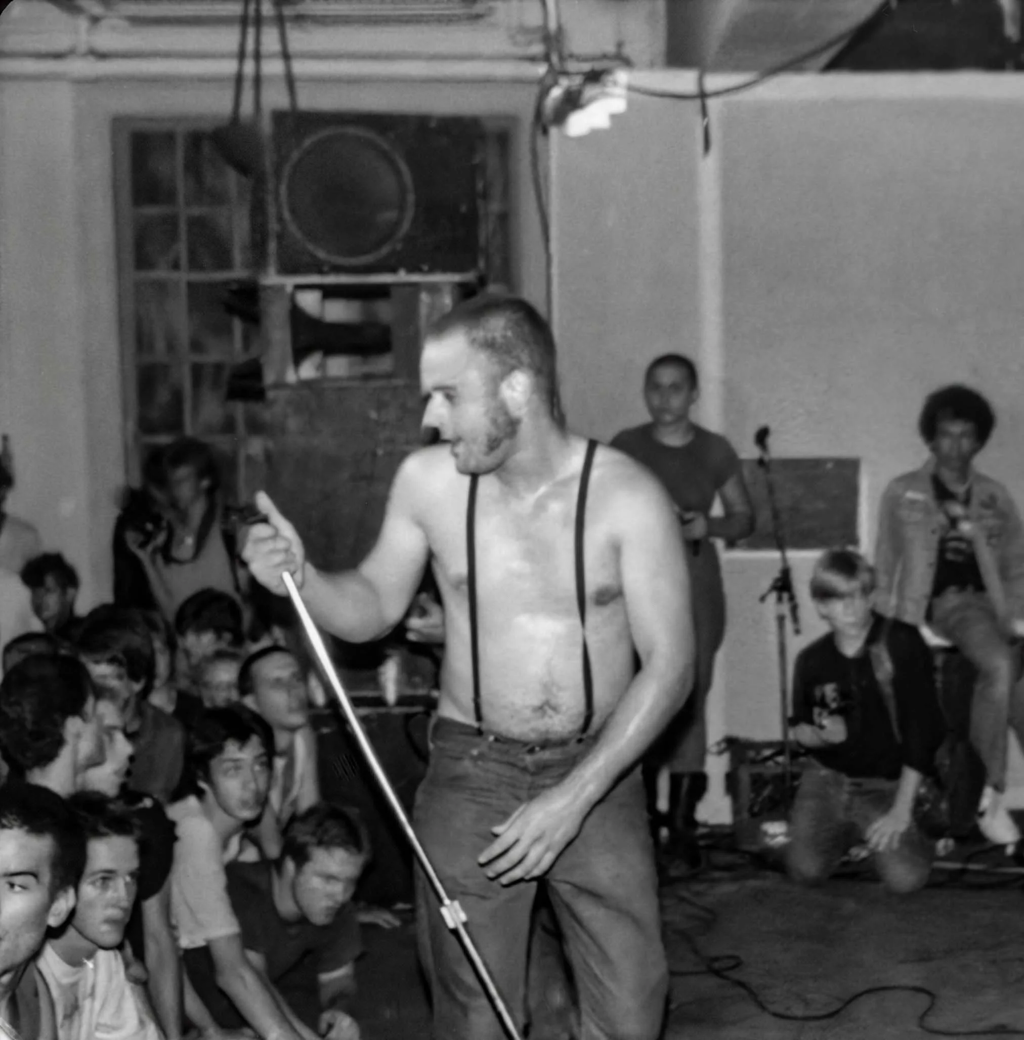 John Kezdy of The Effigies at The Wilson Center.  September 17th, 1982