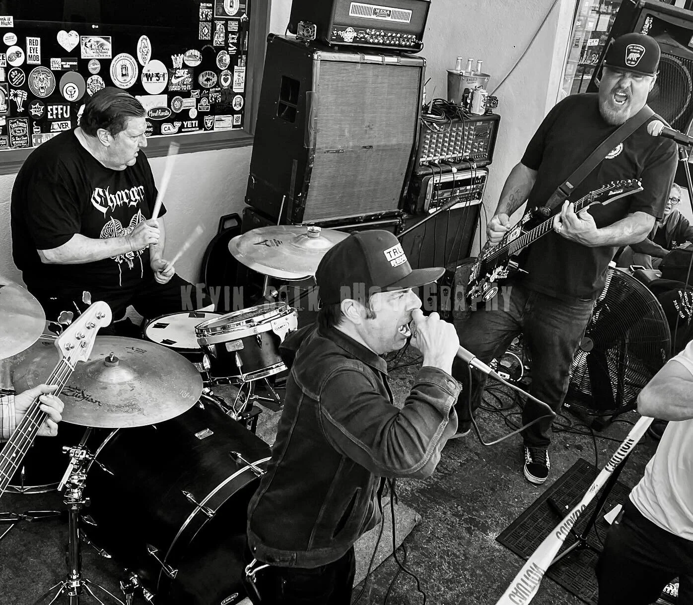 Con 800 with Fletcher and Hank and some Doug Carrion on July 3rd 2019 at The Lot Dog Party at The Hanger Inn. Con 800 with Fletcher and Hank at Music Focus in 1982 or 1983. #con800 #fletcherdragge #pennywiseband #southbaypunk #southbaypunkrock #south