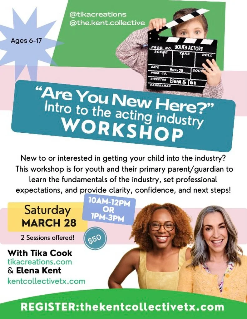 🕐 HOW? WHERE? WHEN?
How do I start? Where do I go? When&rsquo;s the right time?

These are the questions we hear from young Actors and their parents and we&rsquo;re finally bringing the answers together in one place!

Elena and I are teaming up to h