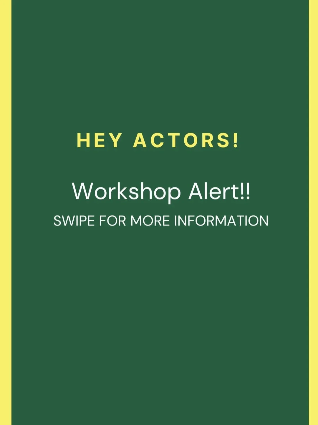 Okay parents/guardian of Youth Actors, this one is for YOU!! 🥳🙌🏾

-swipe for more information regarding the workshop-

🕐 HOW? WHERE? WHEN?
How do I start? Where do I go? When&rsquo;s the right time?

These are the questions we hear from young Act