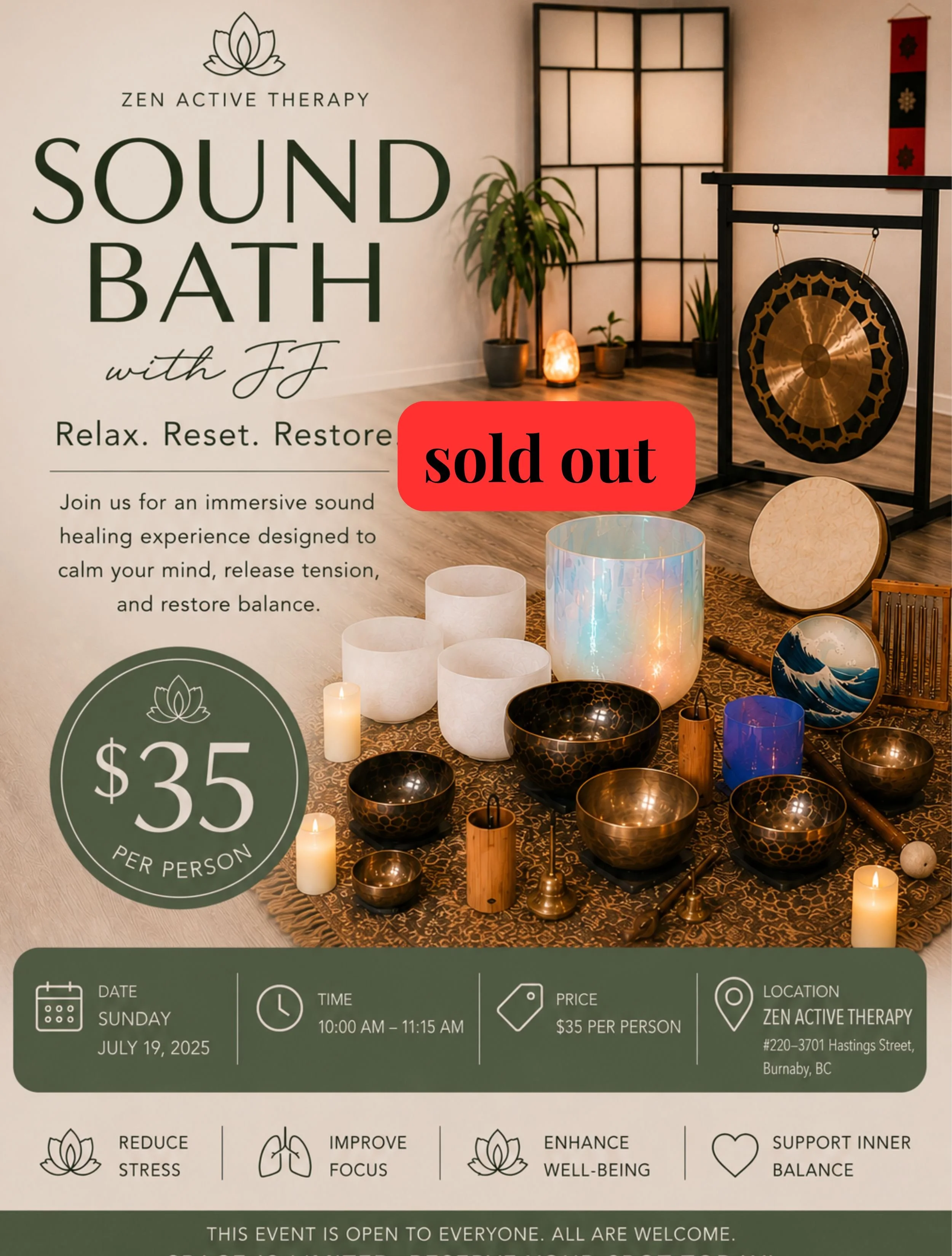 Nervous System Sunday Reset: Sound Healing, Reiki & Guided Meditation