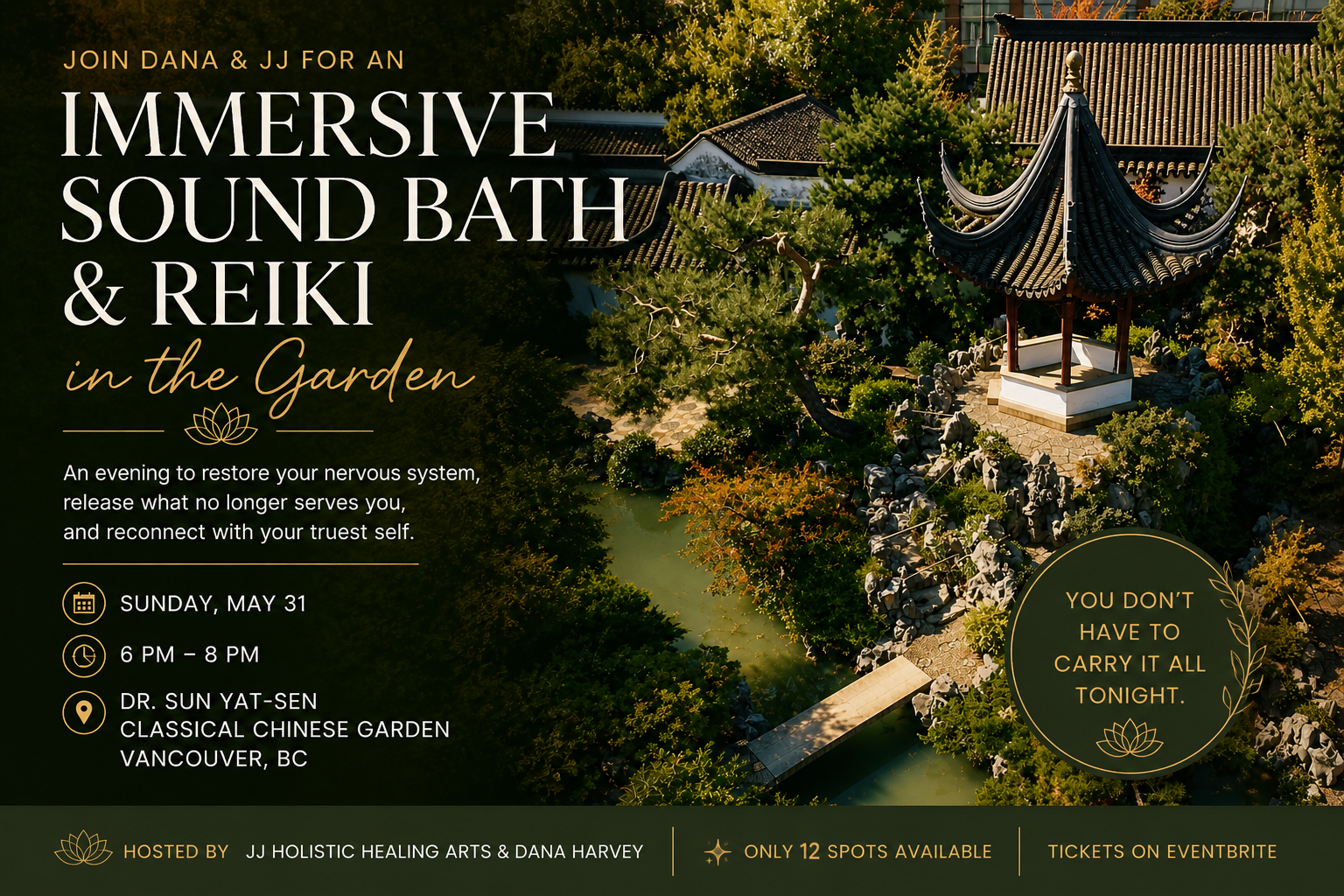 Immersive Sound Bath & Reiki in the Garden